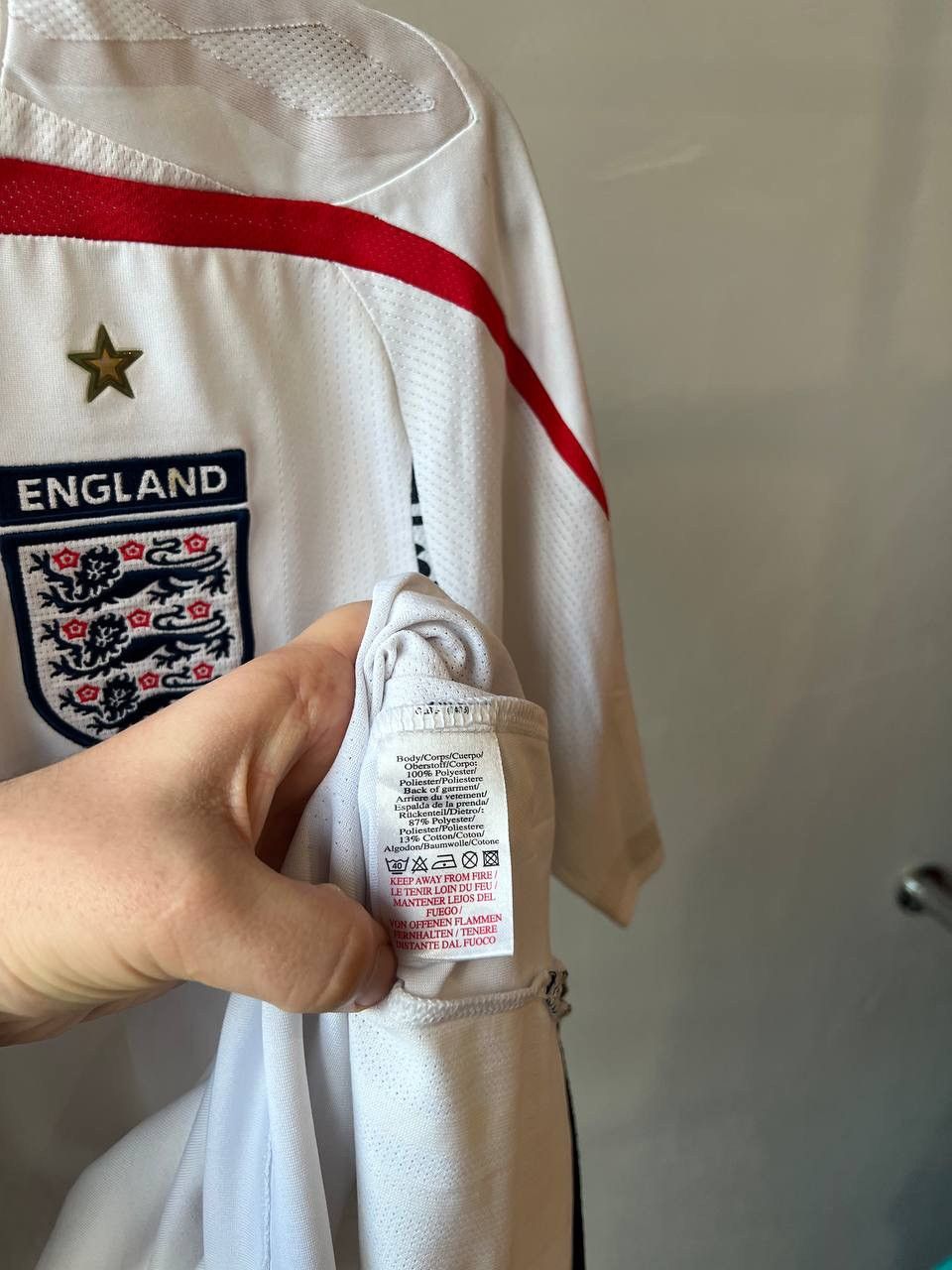 Umbro 2007/09 ENGLAND TEAM #7 WALCOTT SOCCER JERSEY FOOTBALL SHIRT Size US M / EU 48-50 / 2 - 11 Thumbnail