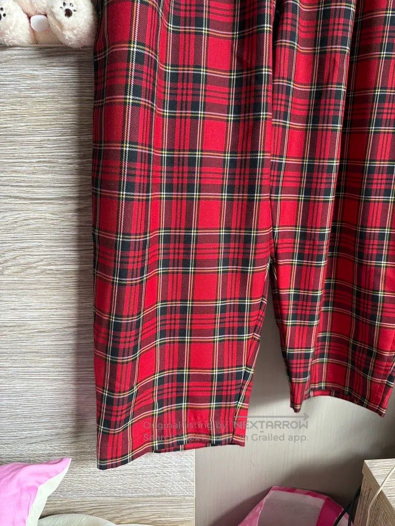 Comme des Garcons Comme des Garcons size M Red plaid jumpsuit Size 24" / US 00 / IT 34 - 6 Thumbnail