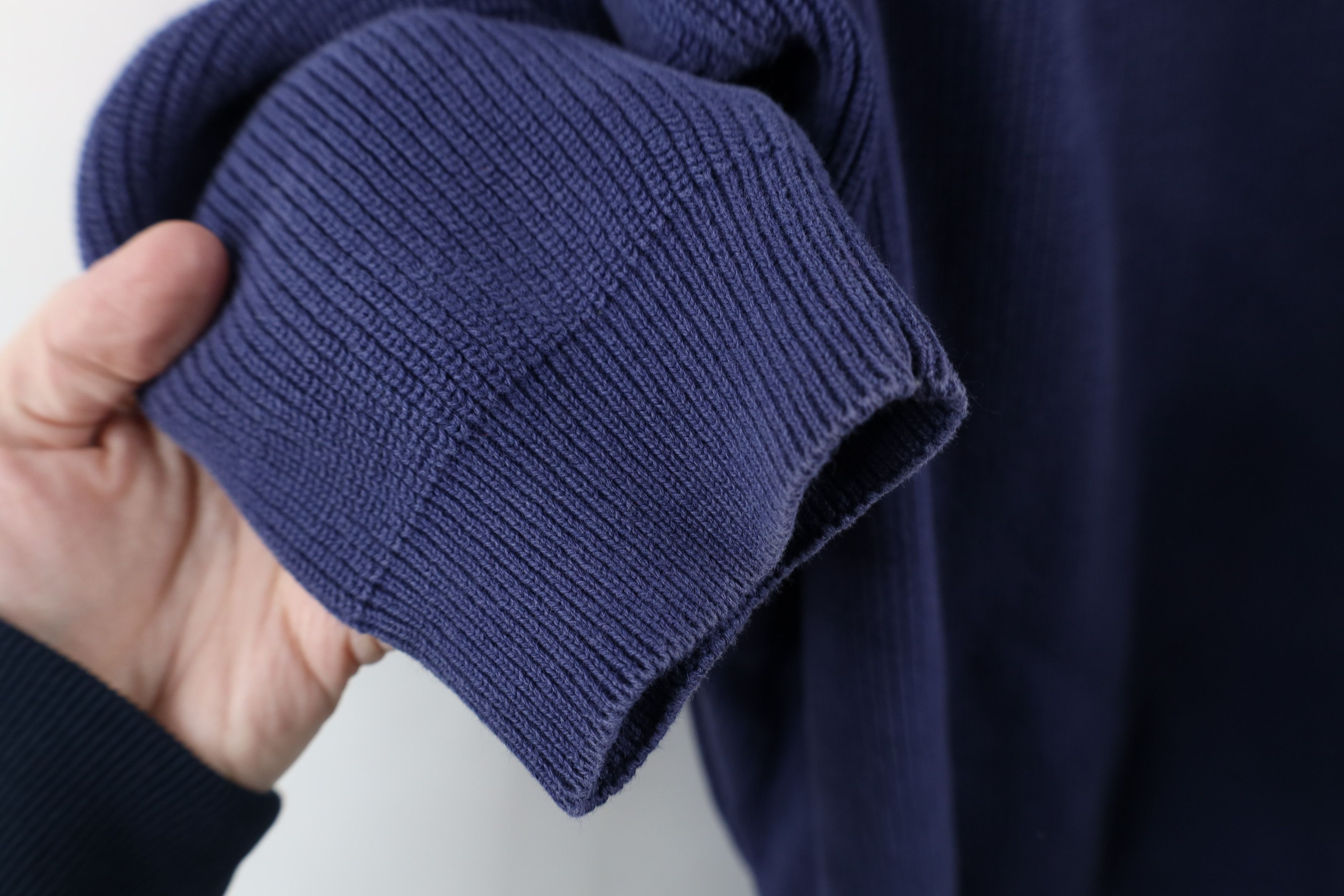 Eddie Bauer × Vintage Vintage 90s Eddie Bauer Cotton Ribbed Knit Crewneck Sweater Size US L / EU 52-54 / 3 - 6 Thumbnail