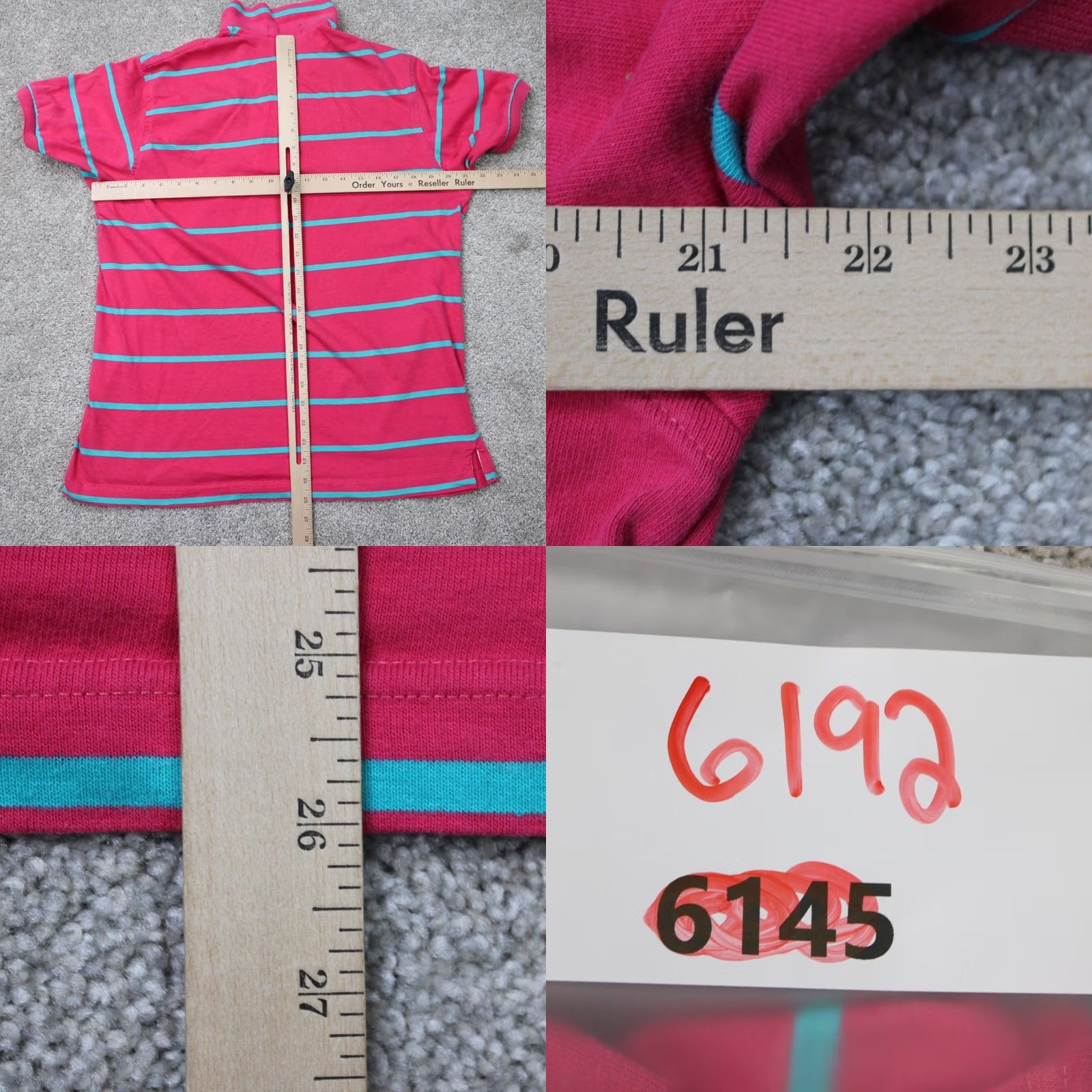 Gant Gant Rugger Polo Shirt Mens Large Pink/Blue 100% Cotton Short Sleeve Pullover Size US L / EU 52-54 / 3 - 8 Thumbnail