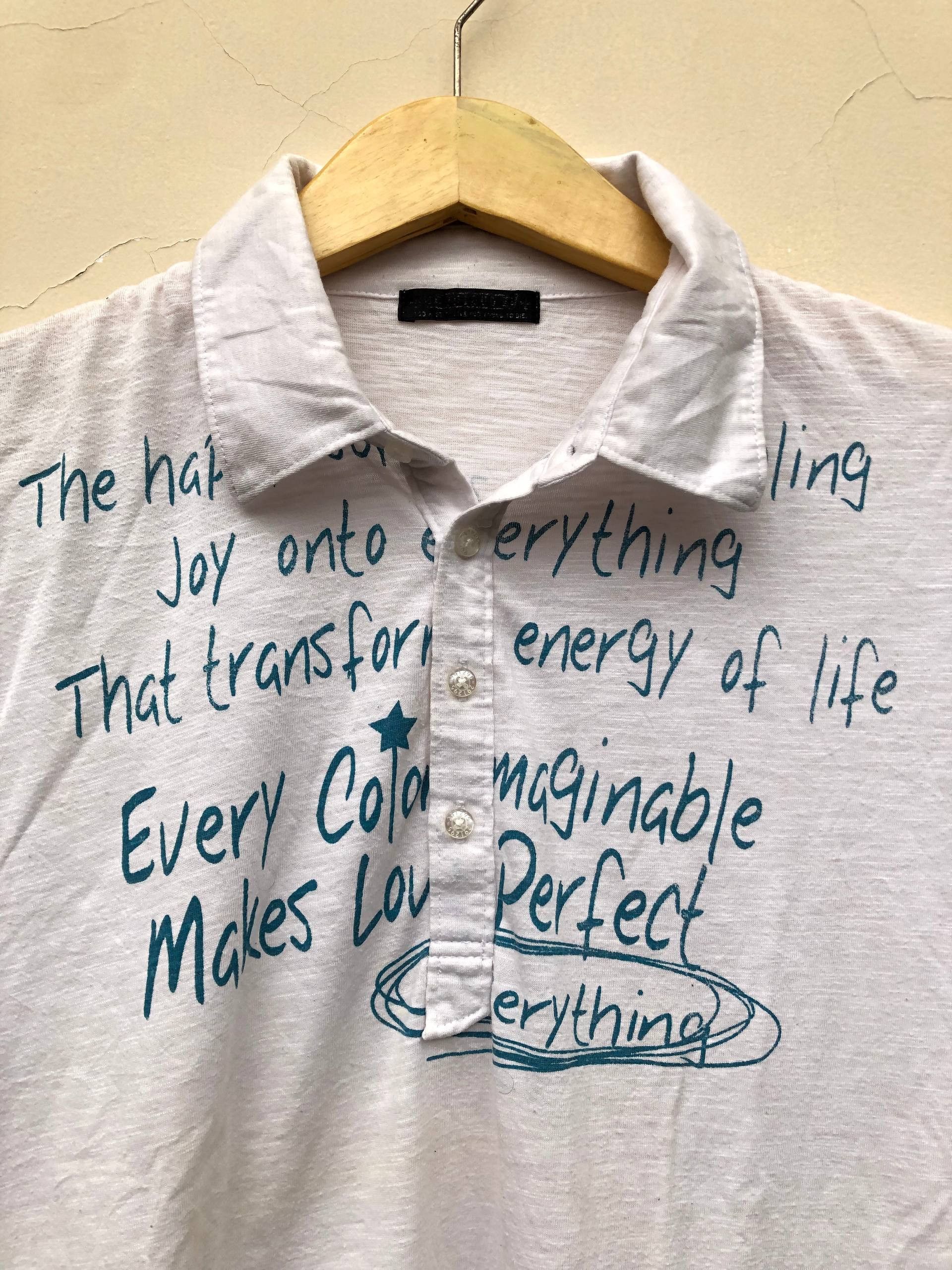If Six Was Nine 291295=Homme poem polo shirt Size US M / EU 48-50 / 2 - 3 Thumbnail