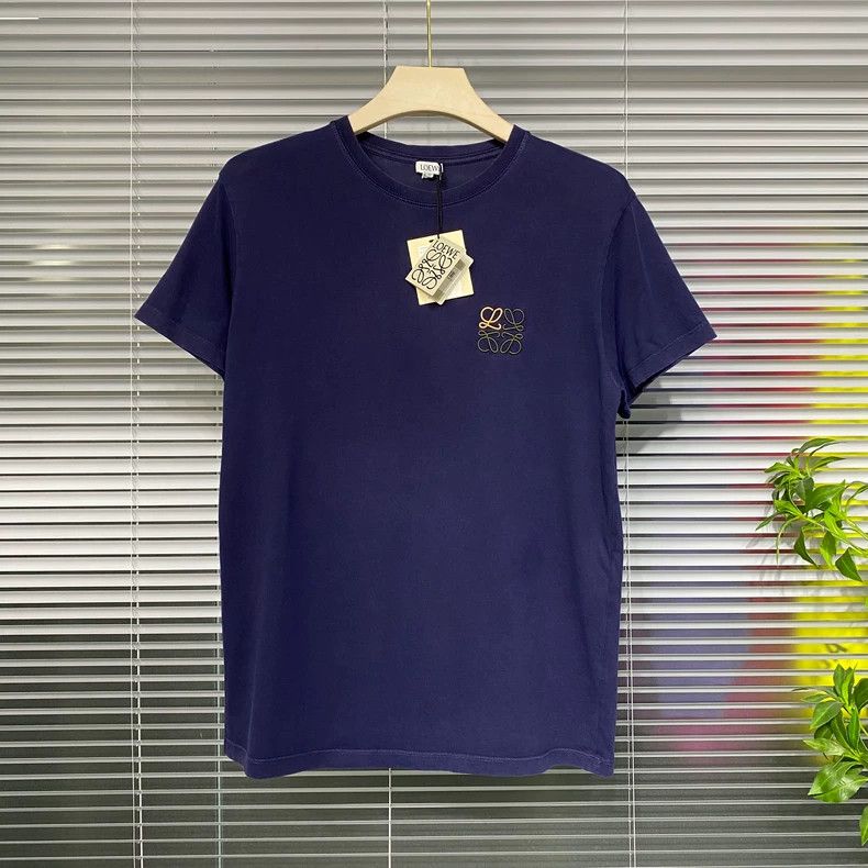 Loewe LOEWE Short sleeve T-shirt with color embroidered logo Size S / US 4 / IT 40 - 1 Thumbnail