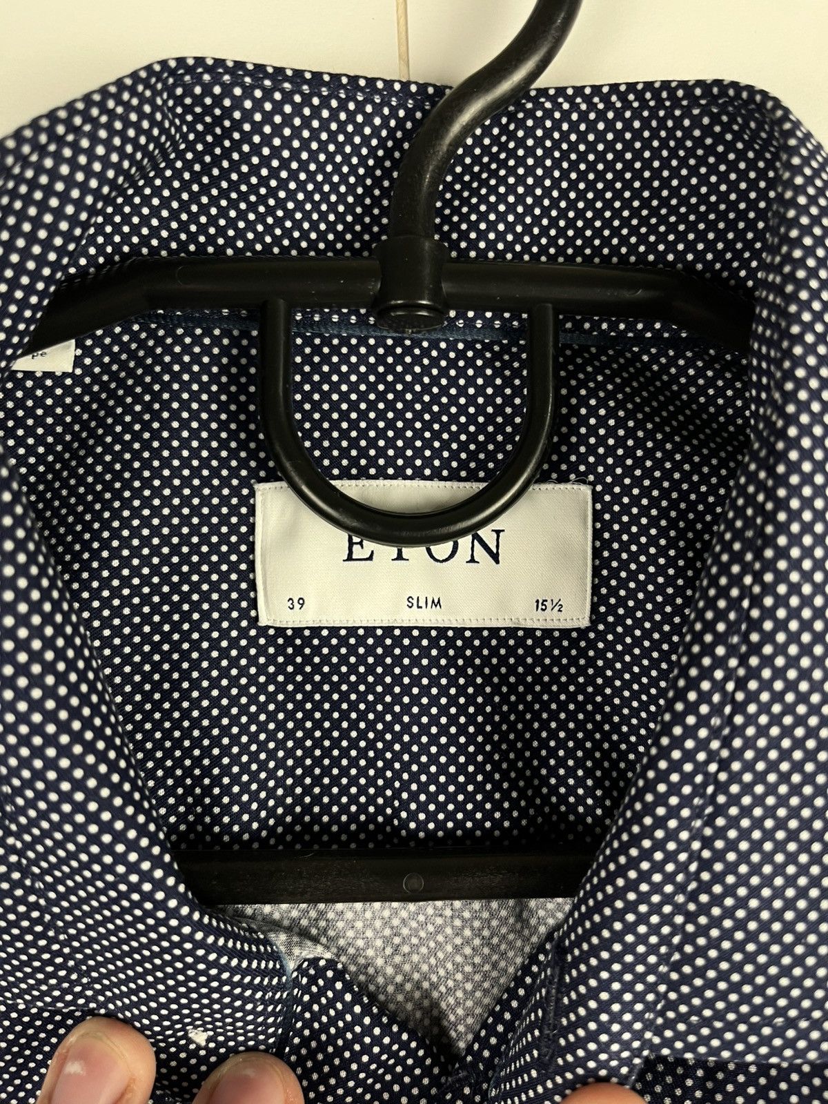 Eton Eton Luxury Polka Dot Cotton Long Sleeve Shirt Button Up Size US M / EU 48-50 / 2 - 6 Thumbnail
