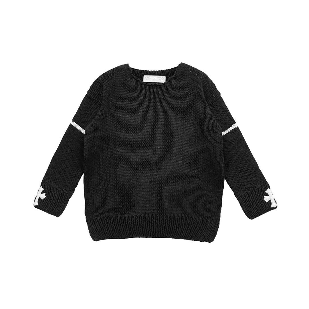 Chrome Hearts Chrome Hearts Cashmere Cross Patch Sweater Size US L / EU 52-54 / 3 - 1 Thumbnail
