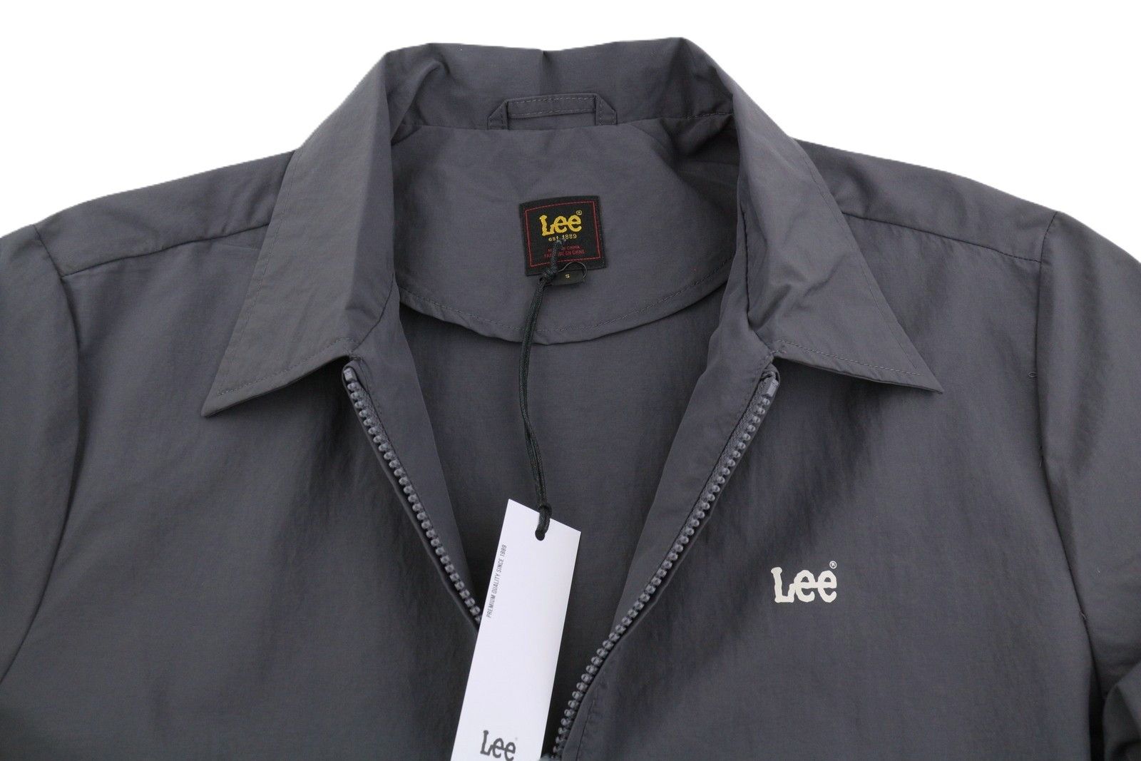 Lee S Washed Black Spread Neck Zip 87998 Size US S / EU 44-46 / 1 - 4 Thumbnail