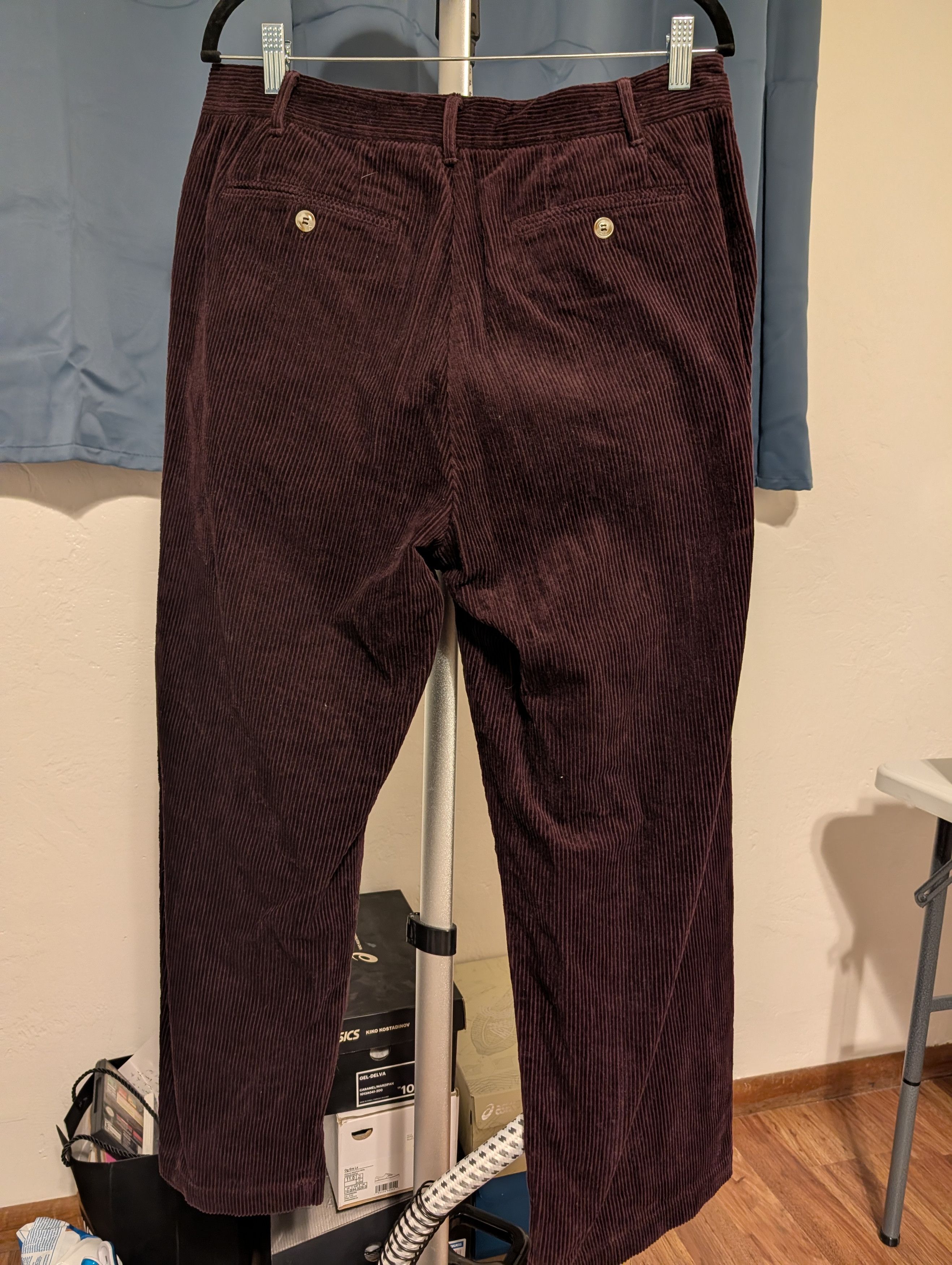 Brother Brother Double Pleated Cord Trouser Size US 33 - 2 Thumbnail