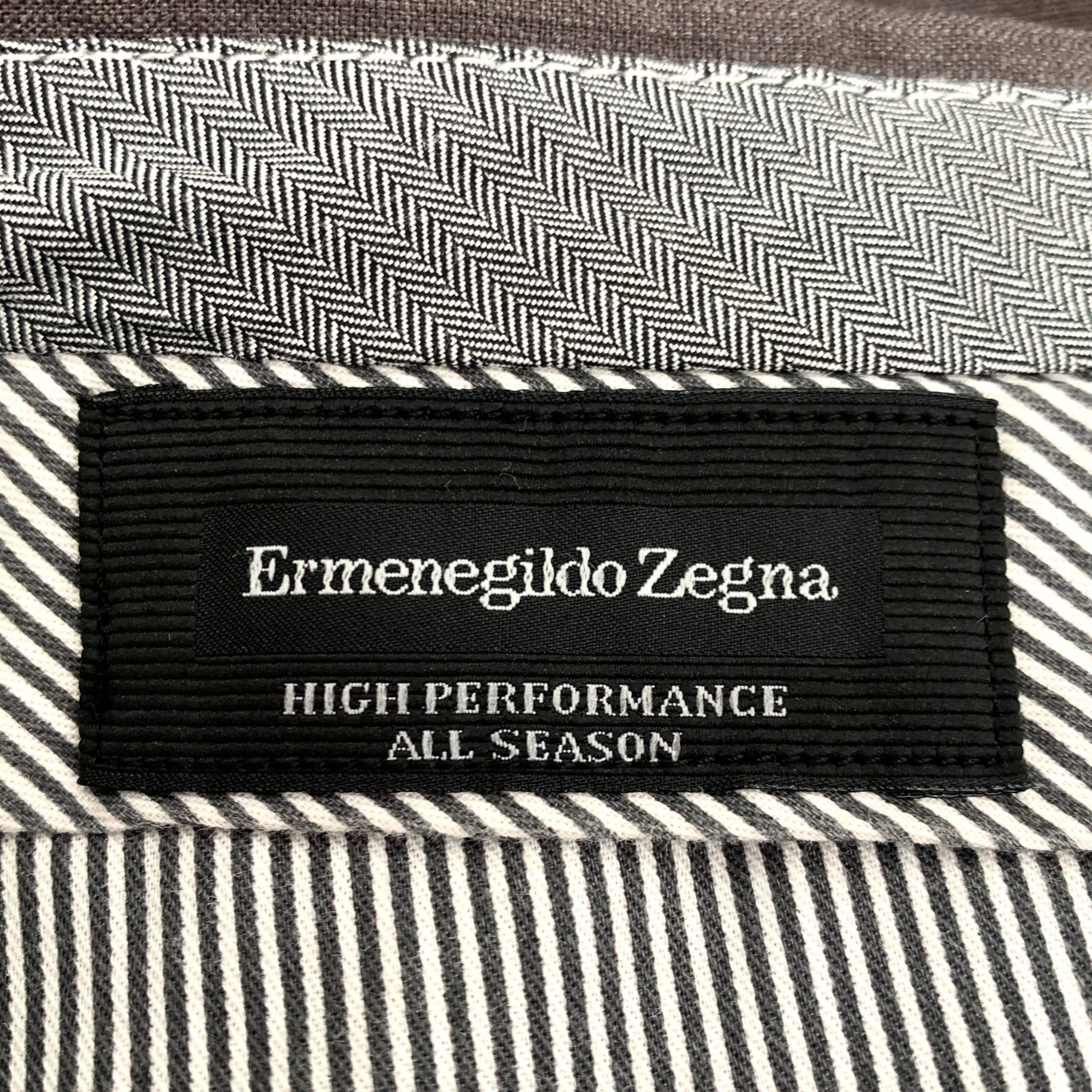 Ermenegildo Zegna Ermenegildo Zegna Slim Fit Grey Wool Trousers All Season Hig Size US 28 / EU 44 - 2 Thumbnail