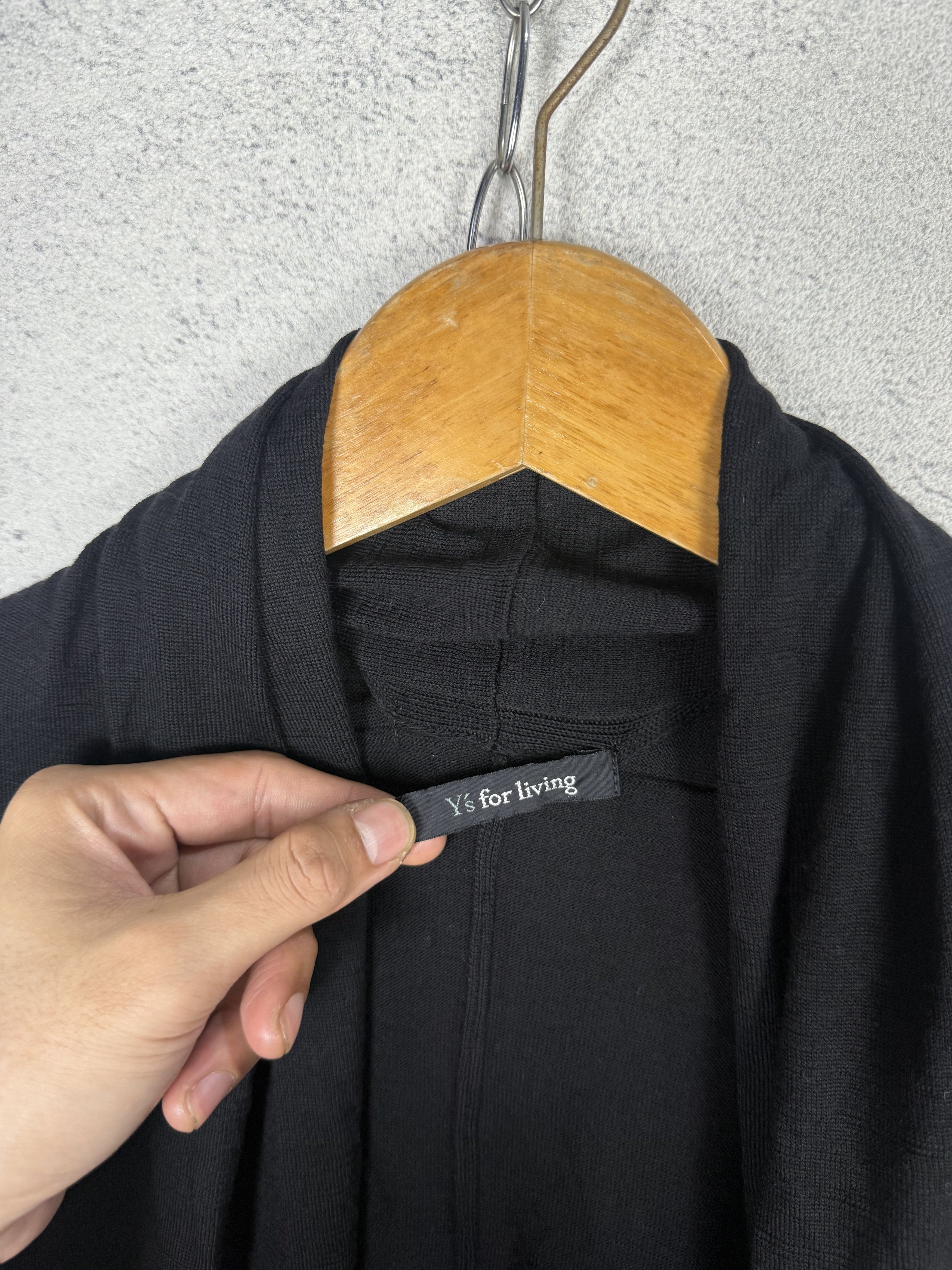 Yohji Yamamoto Y's Yohji Yamamoto Wool Outer Cardigan Size US L / EU 52-54 / 3 - 12 Thumbnail