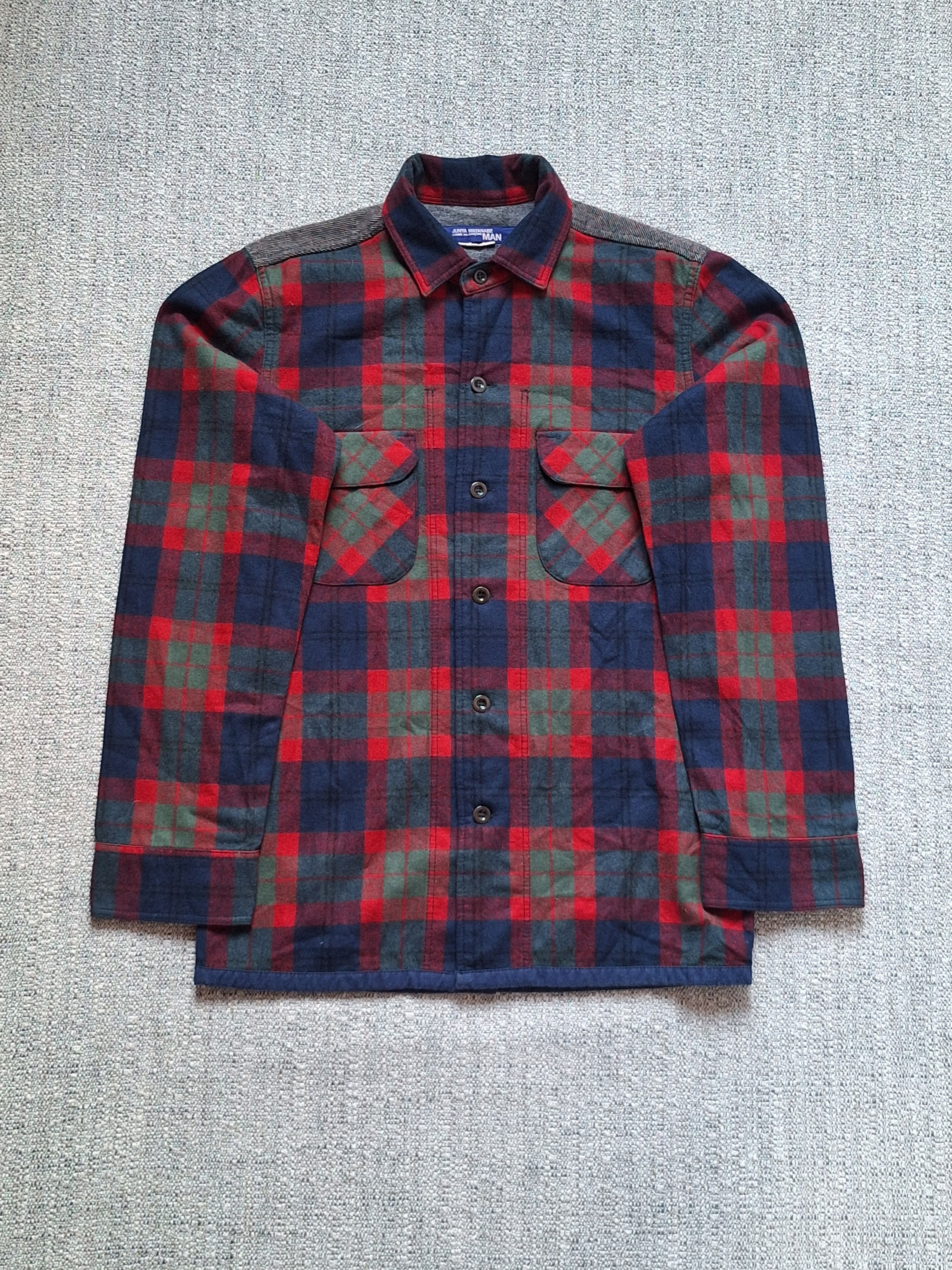 Junya Watanabe JUNYA WATANABE MAN / COMME des GARCONS - Plaid Shirt Size US S / EU 44-46 / 1 - 1 Thumbnail