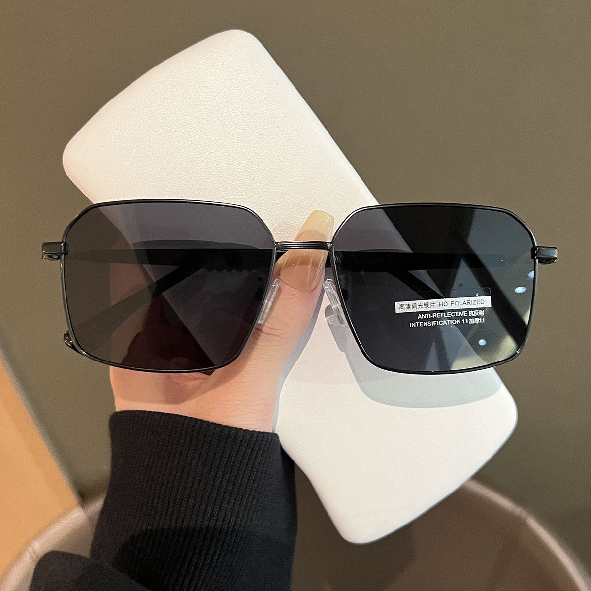 VIBE Crazy Street ins style custom avant-garde sunglasses Size ONE SIZE - 5 Thumbnail