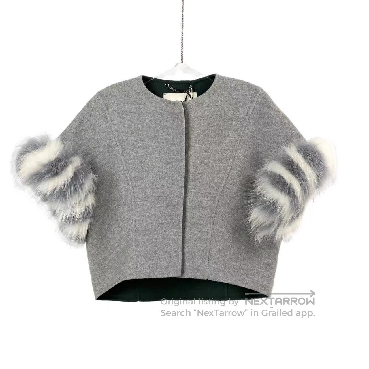 Fendi Fendi Cashmere fur patchwork coat| Size XS / US 0-2 / IT 36-38 - 1 Thumbnail