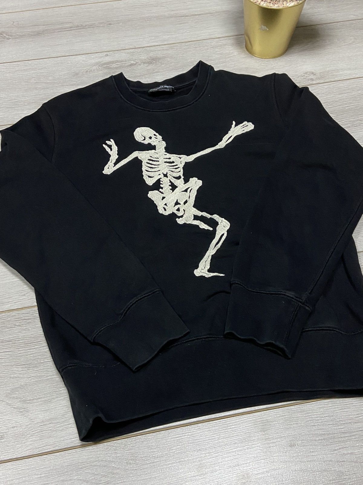 Alexander McQueen Alexander McQueen skull big logo embroidered sweatshirt Size US M / EU 48-50 / 2 - 9 Thumbnail