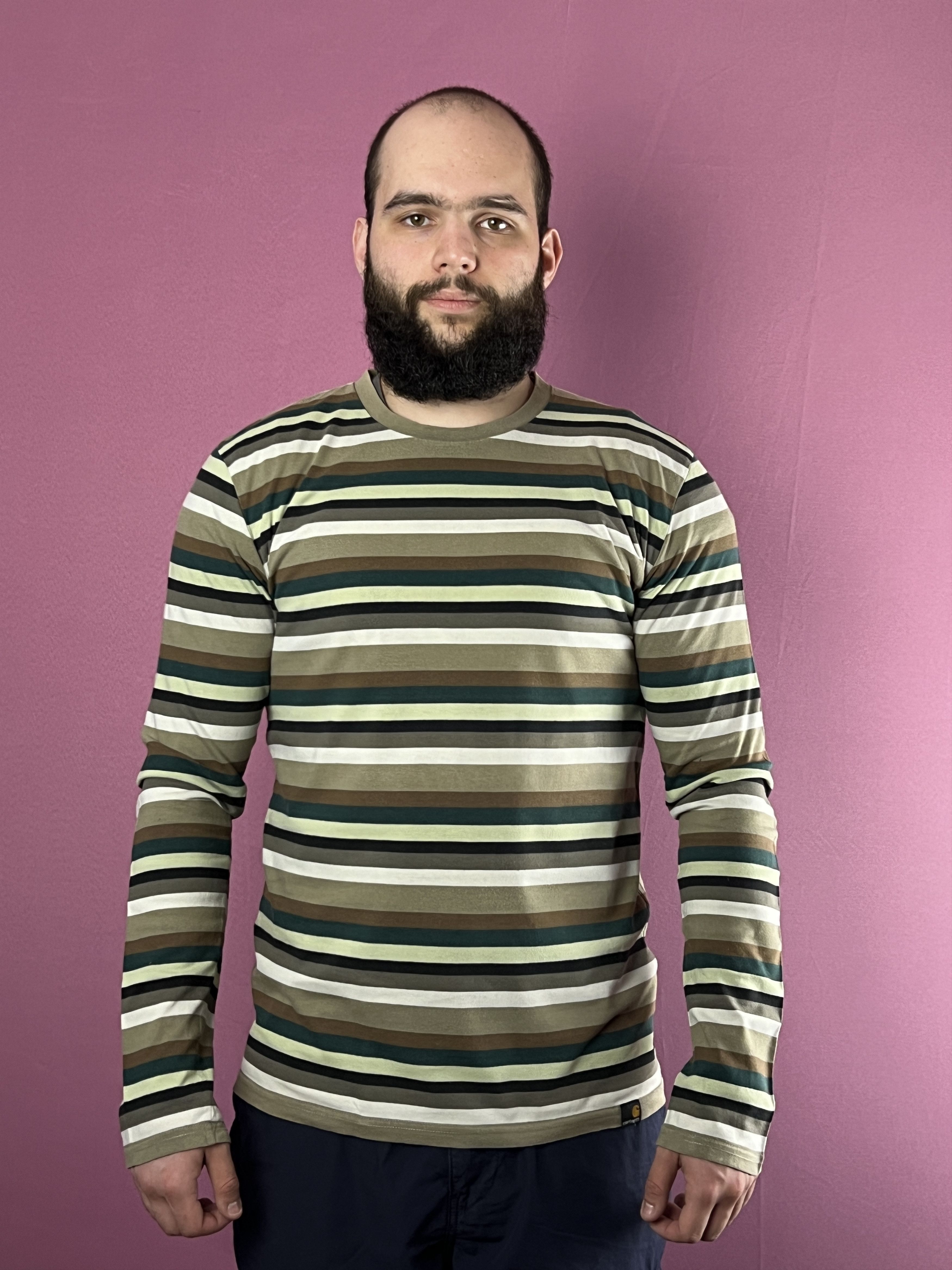 Carhartt Carhartt Vintage Men's Striped Long Sleeve - L Size US L / EU 52-54 / 3 - 1 Thumbnail