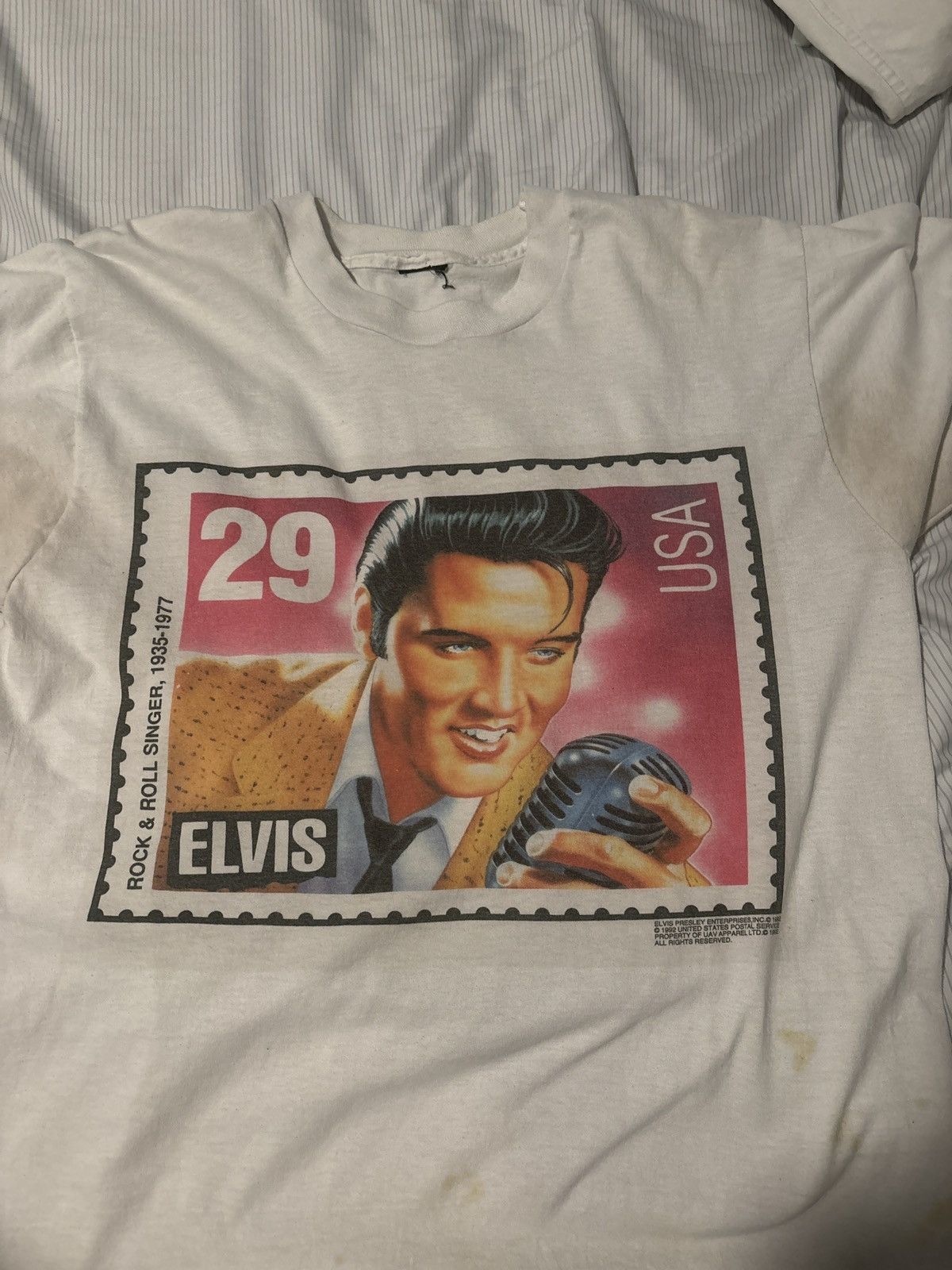 Vintage RARE ELVIS PRESLEY TEE Size US M / EU 48-50 / 2 - 1 Thumbnail