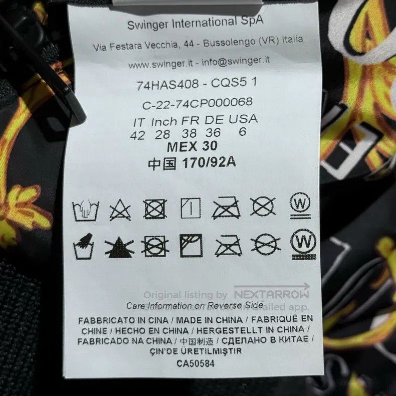 Versace Versace Flowers full of logo double-sided pilot Size US XS / EU 42 / 0 - 9 Thumbnail
