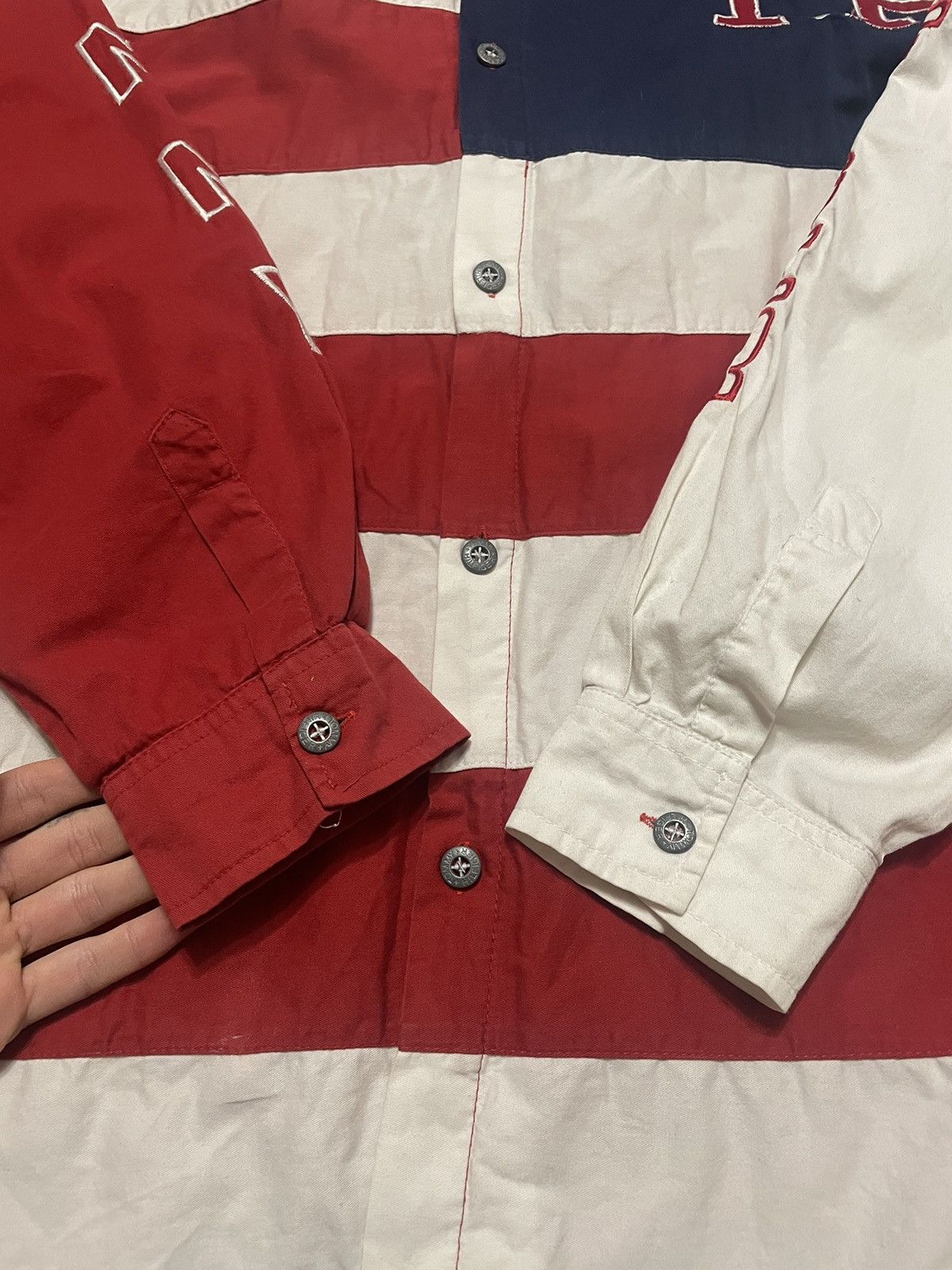 Other Vintage Tommy Hilfiger USA Flag Button Up Shirt Size US XL / EU 56 / 4 - 12 Thumbnail