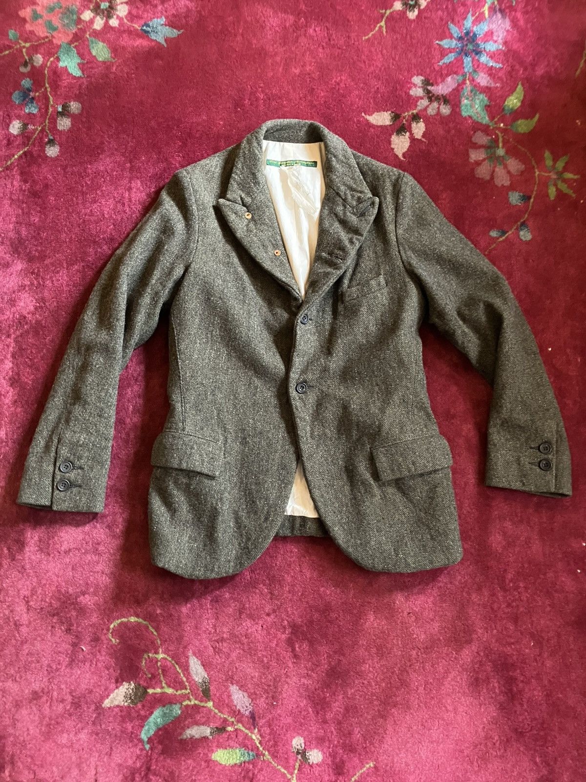 Paul Harnden Shoemakers Tweed Blazer Size M Brownish/Green