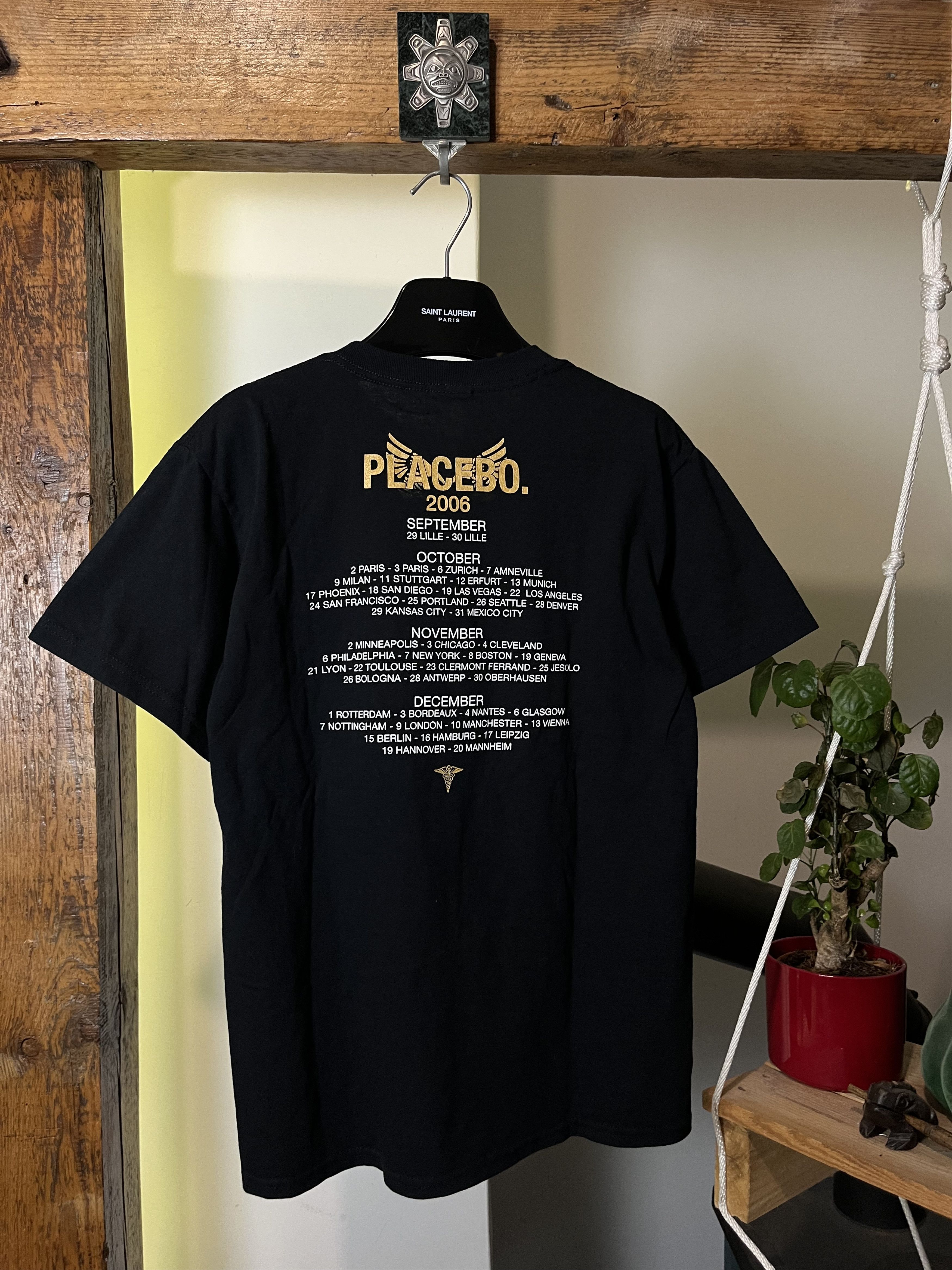 Band Tees × Vintage 2006 Placebo Worldtour Gildan Ultra Cotton Tee Size US S / EU 44-46 / 1 - 2 Thumbnail