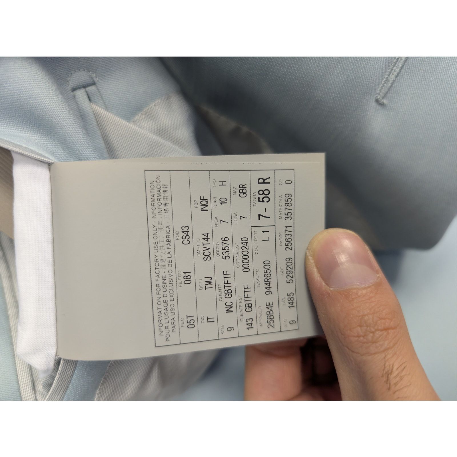 Tom Ford o1rshd1 Suits Blazer And Pants in Light Shiny Blue Size US XXL / EU 58 / 5 - 13 Thumbnail
