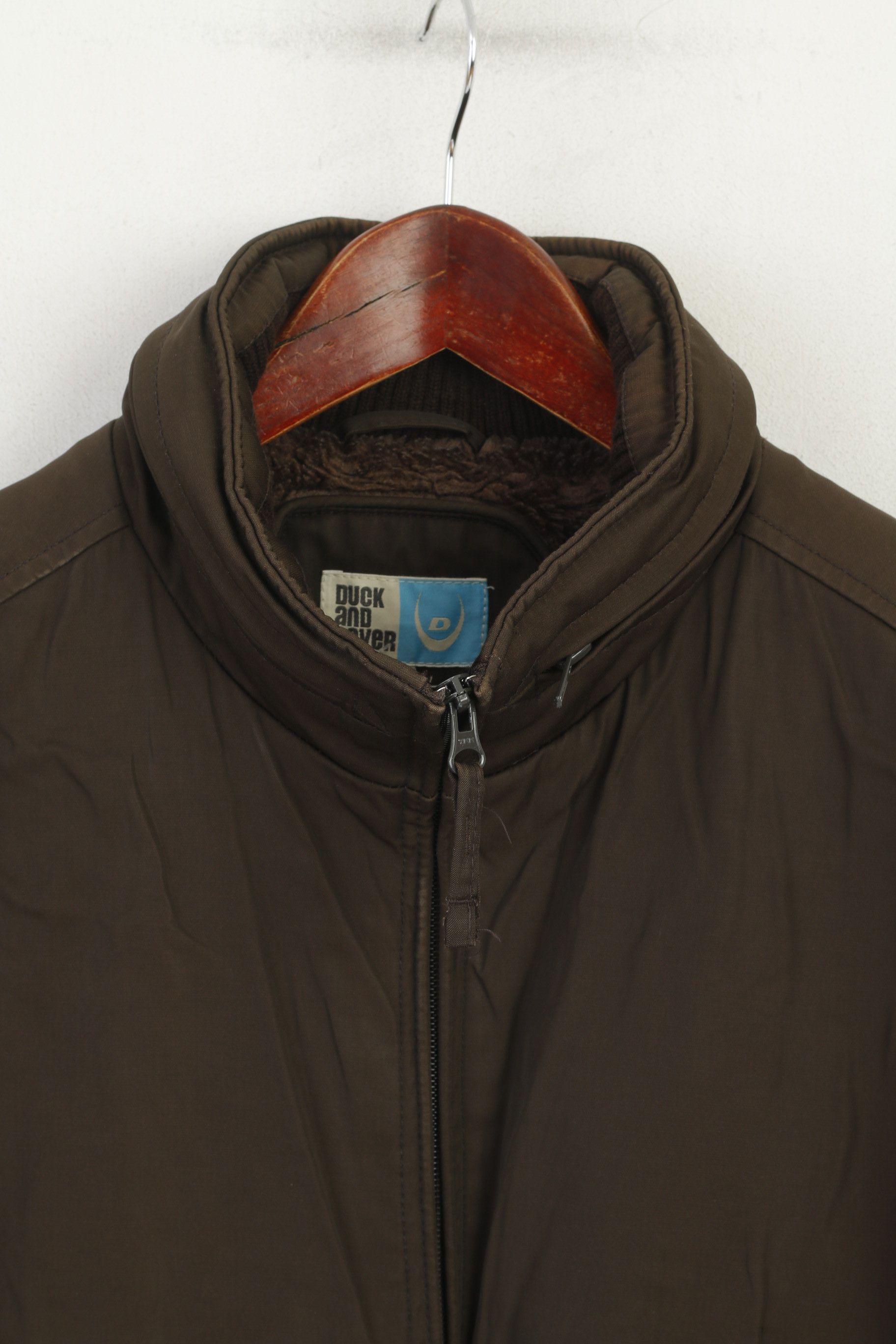 Vintage Duck And Cover Men M Jacket Brown Shiny Padded 6282 Size US M / EU 48-50 / 2 - 3 Thumbnail