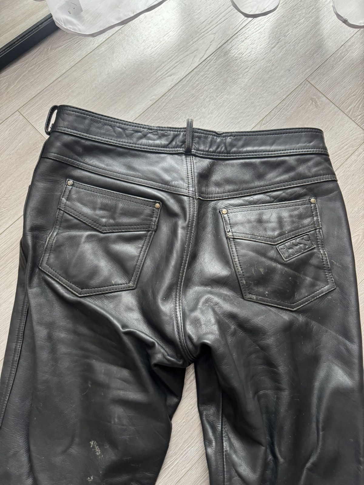 Leather Vintage IXS Leather Pants Black Riding Y2K Archival Size US 34 / EU 50 - 9 Thumbnail