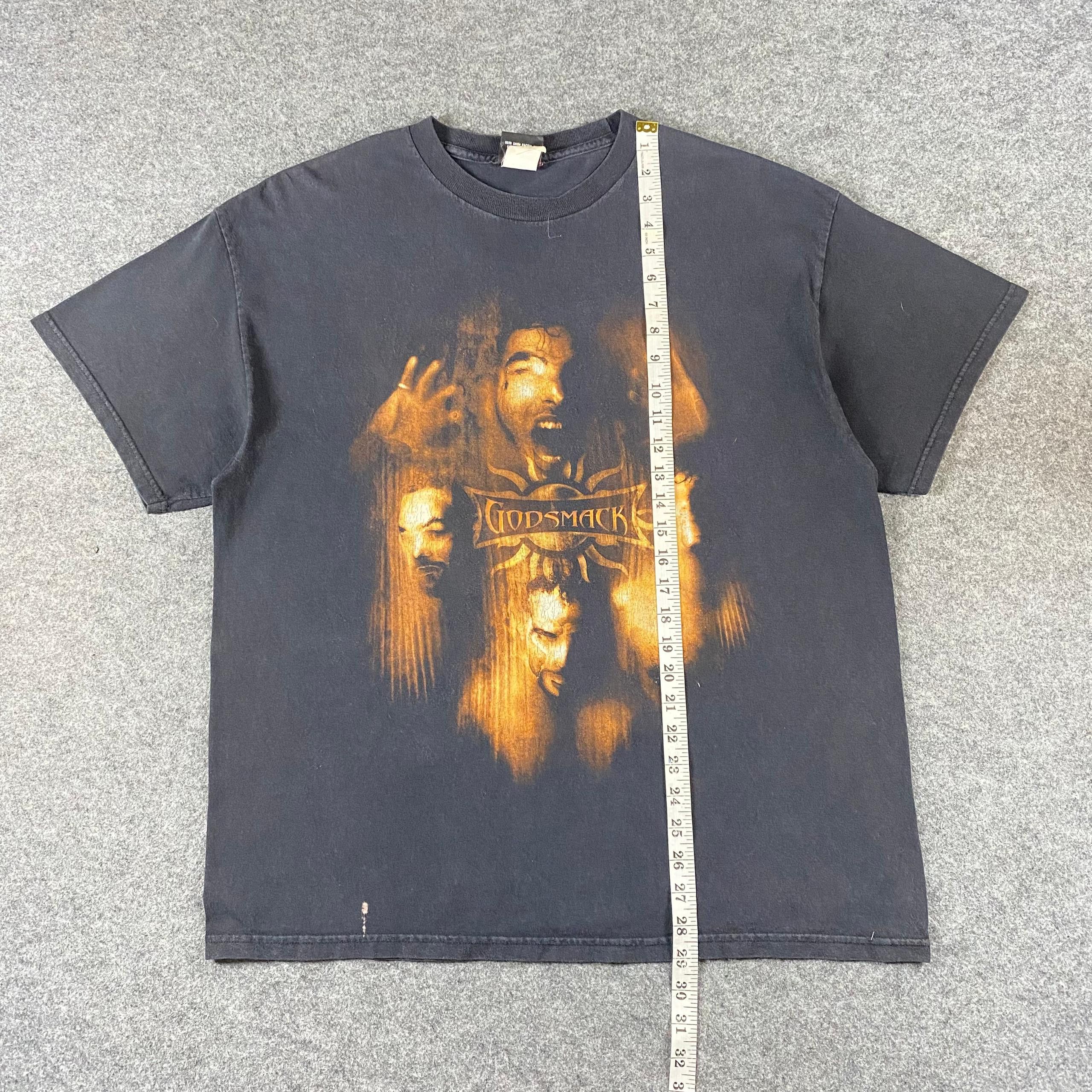 Band Tees Vintage Godsmack Faceless Album Rock Band Tshirt Size US XL / EU 56 / 4 - 5 Thumbnail