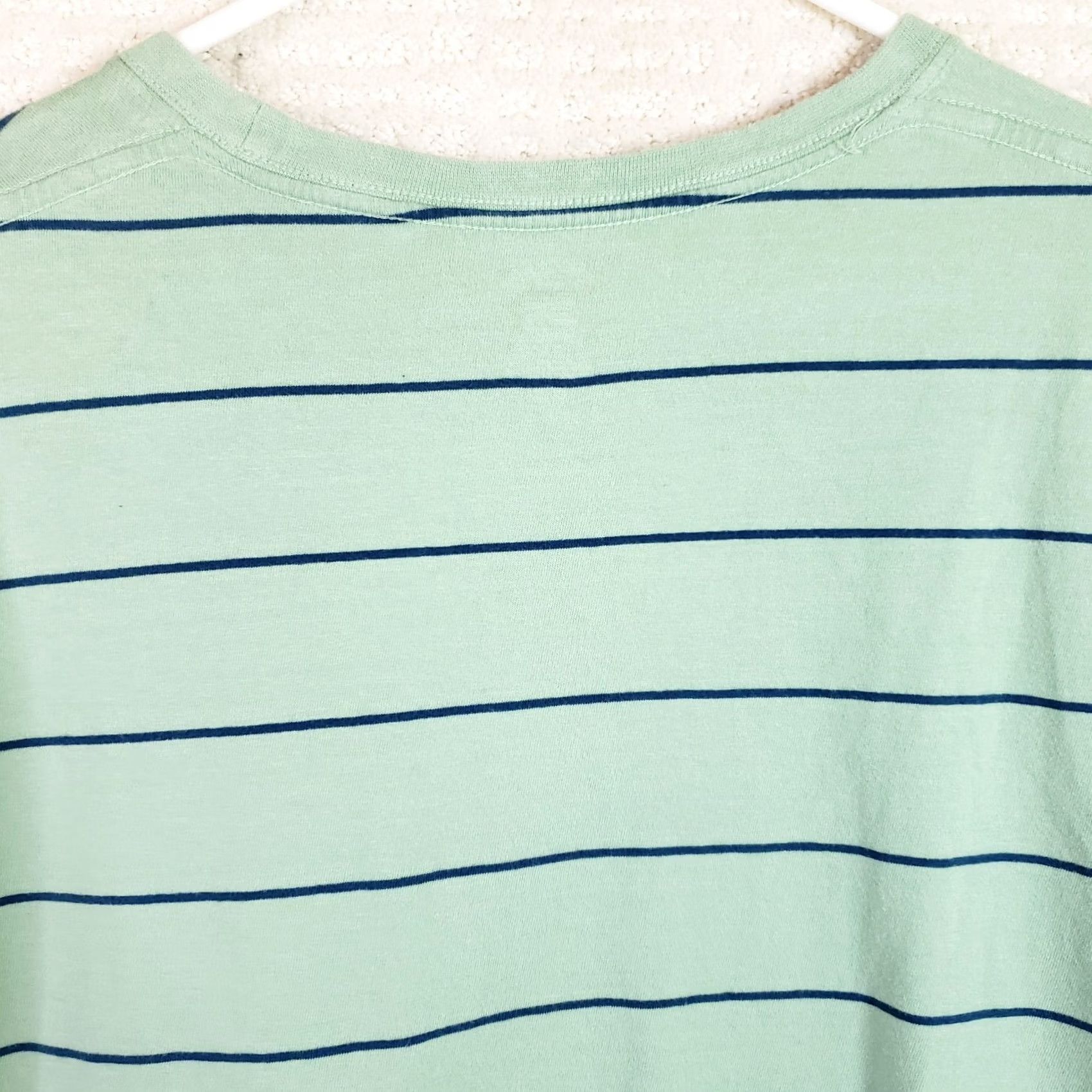 Jockey Jockey Men's L Green Navy Striped Tee Short Sleeve T-shirt Size US L / EU 52-54 / 3 - 5 Thumbnail