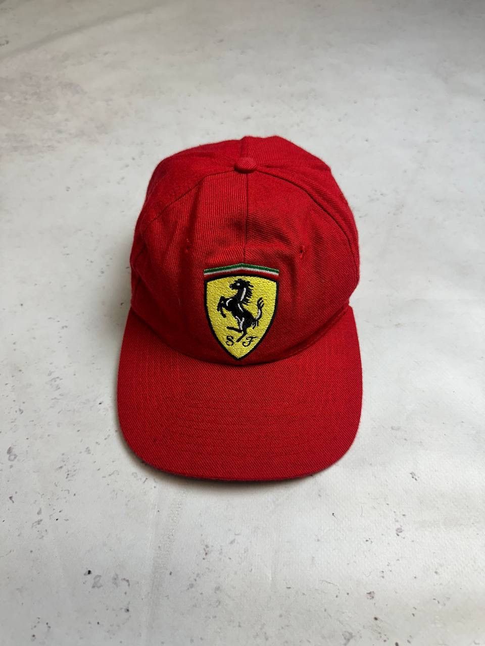 Vintage Vintage Ferarri F-1 Racing Cap Y2K Os Size ONE SIZE - 1 Thumbnail