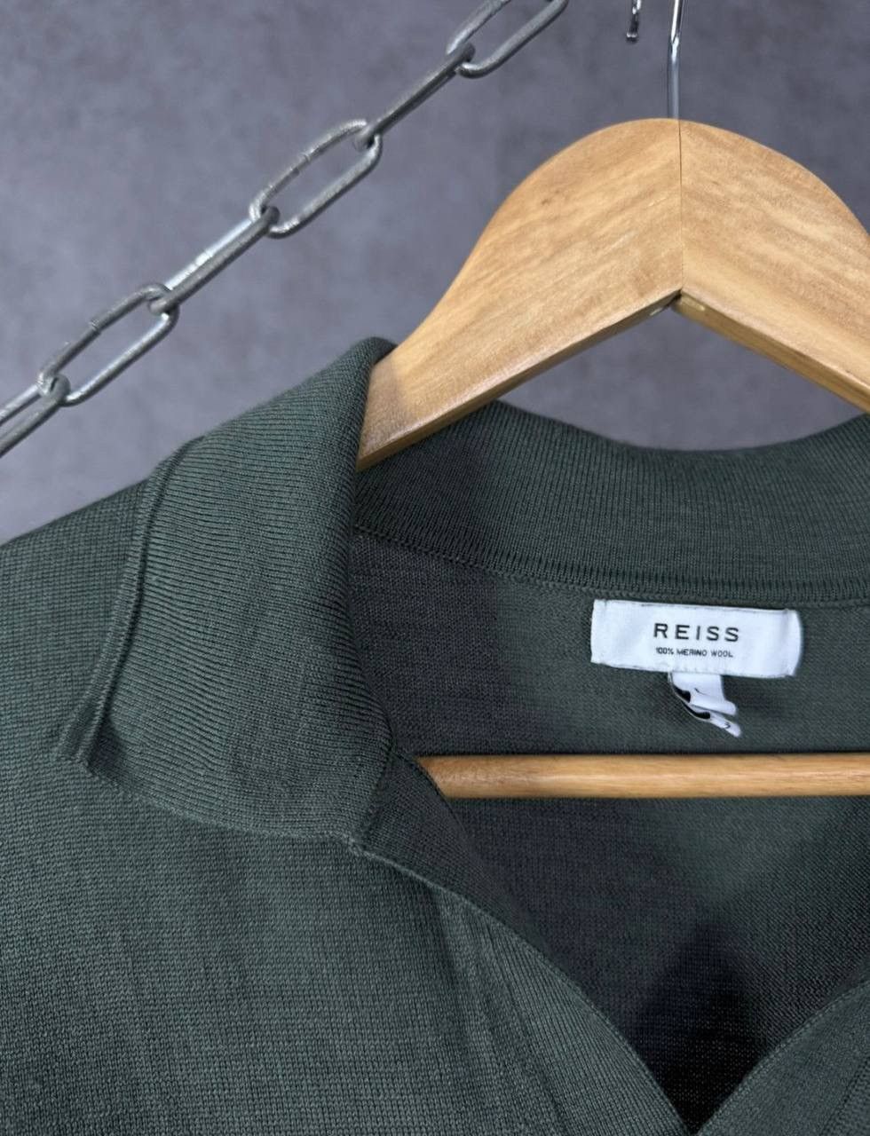 Reiss Reiss designer merino wool polo tee Size US L / EU 52-54 / 3 - 3 Thumbnail