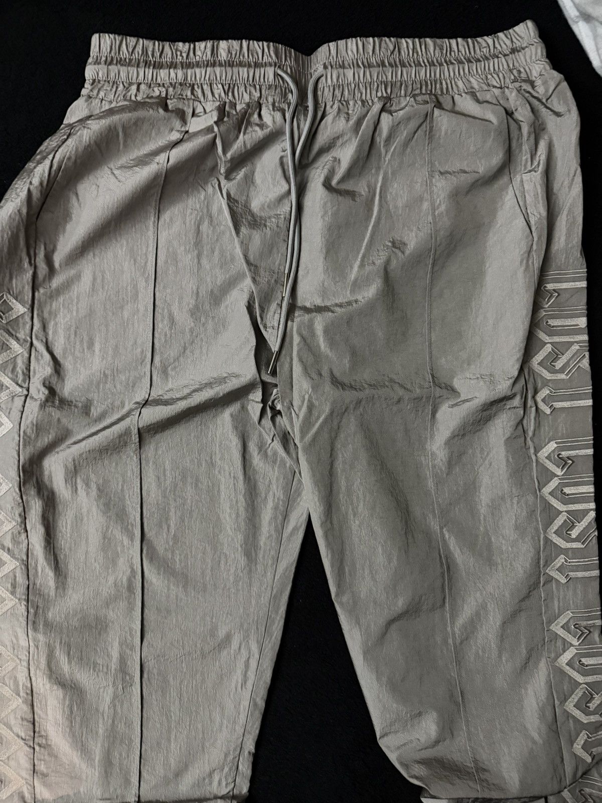 LOST INTRICACY SIZE 3XL Lost Intricacy Grey/Grey Track Pants Size US 44 / EU 60 - 6 Thumbnail