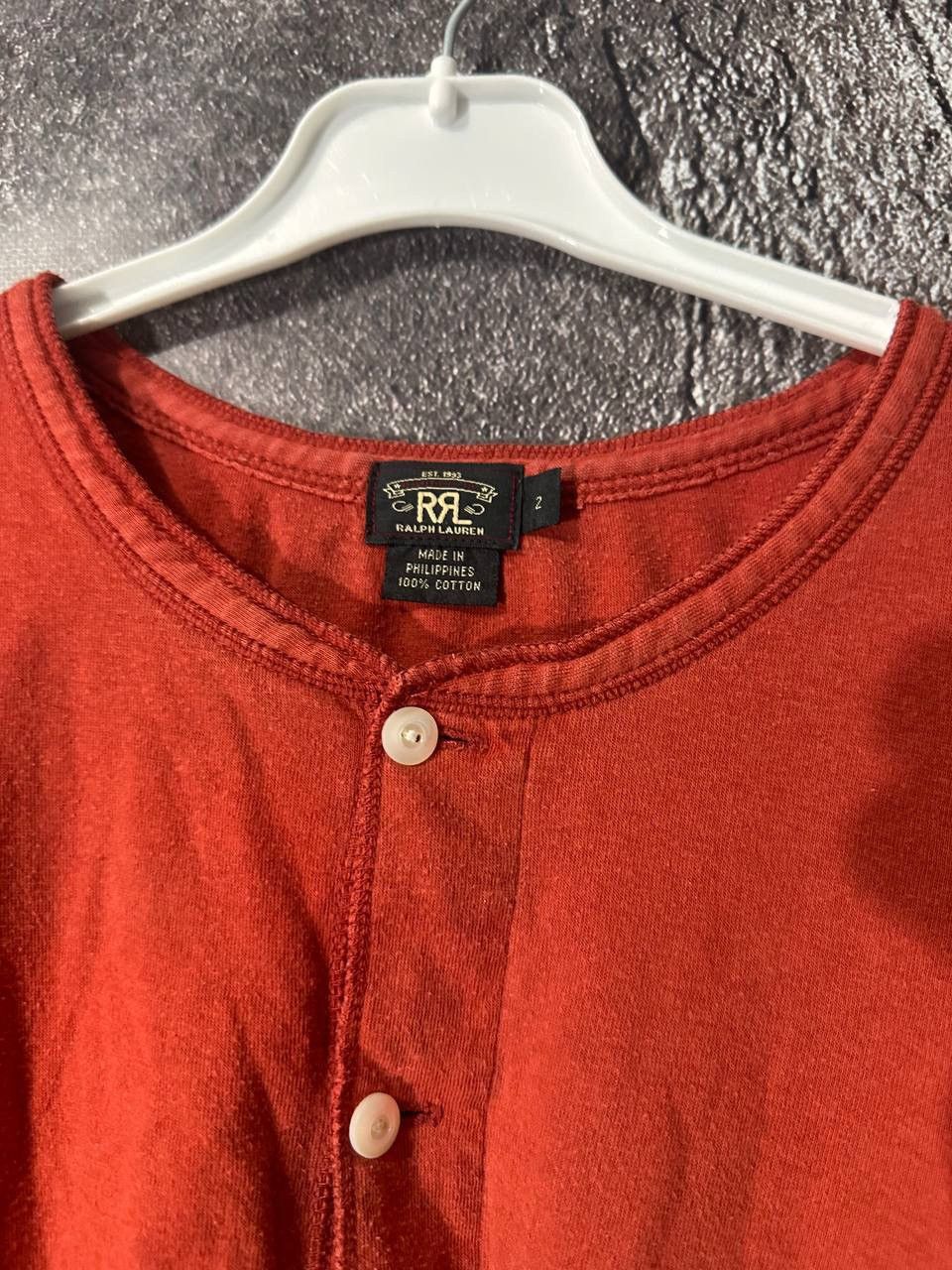 RRL Ralph Lauren × Ralph Lauren RRL Ralph Lauren Knitted 1/3 Long Sleeve Shirt Size US S / EU 44-46 / 1 - 5 Thumbnail