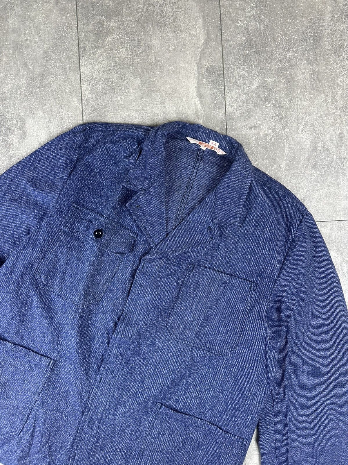 Le Laboureur Vintage Retro 70S Fischer Pecheur WorkWear Chore Jacket Size US L / EU 52-54 / 3 - 5 Thumbnail