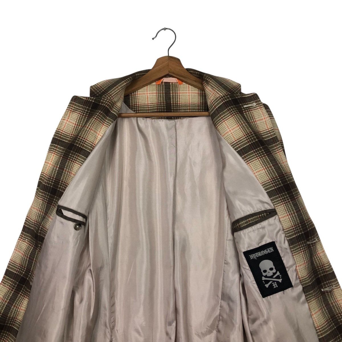 Japanese Brand Hydrogen Archive Plaid Skull Italian Tailored Jacket Size US M / EU 48-50 / 2 - 15 Thumbnail