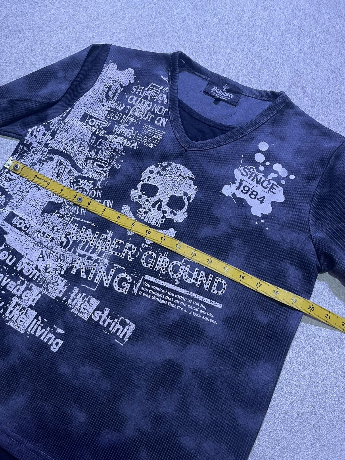 Japanese Brand Y2K BEAUMERE long sleeve tshirt punk ifsix style Size US M / EU 48-50 / 2 - 11 Thumbnail