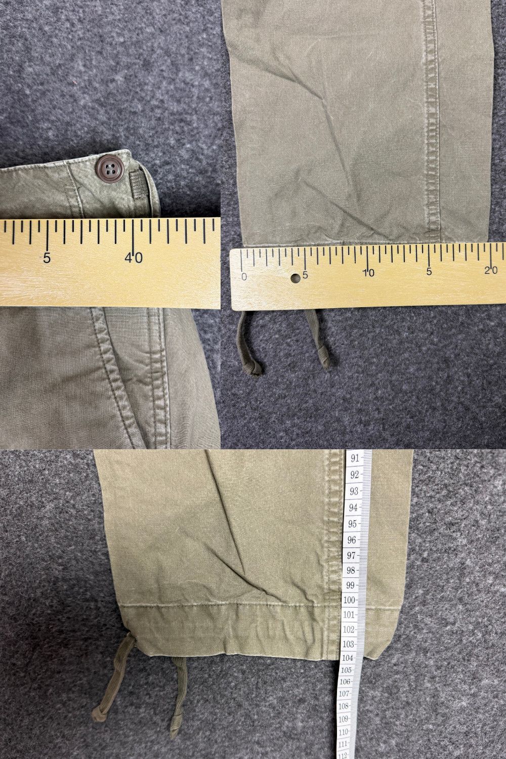 Polo Ralph Lauren RRL Ralph Lauren General Purpose Utility Cargo Pants Khaki Size US 30 / EU 46 - 16 Thumbnail