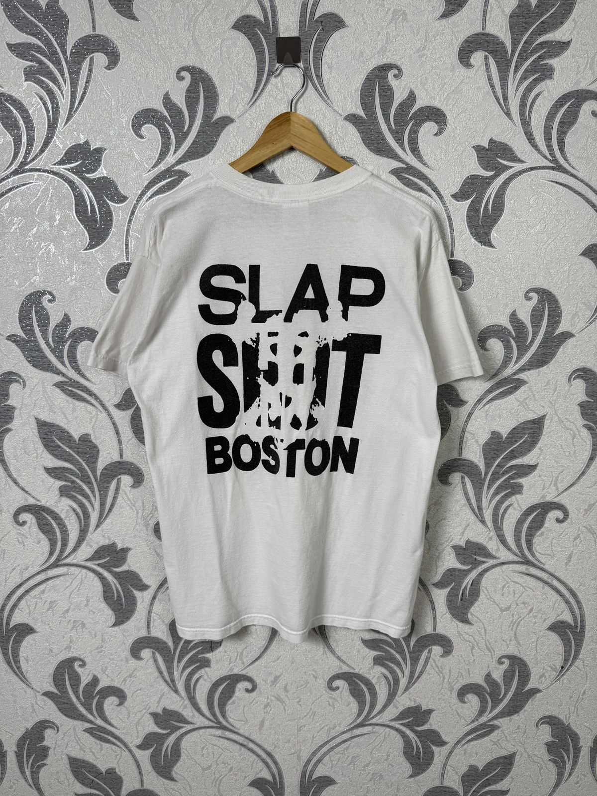 Band Tees Vintage 90s Slapshot Boston Band Tees Shirt Size US L / EU 52-54 / 3 - 7 Thumbnail