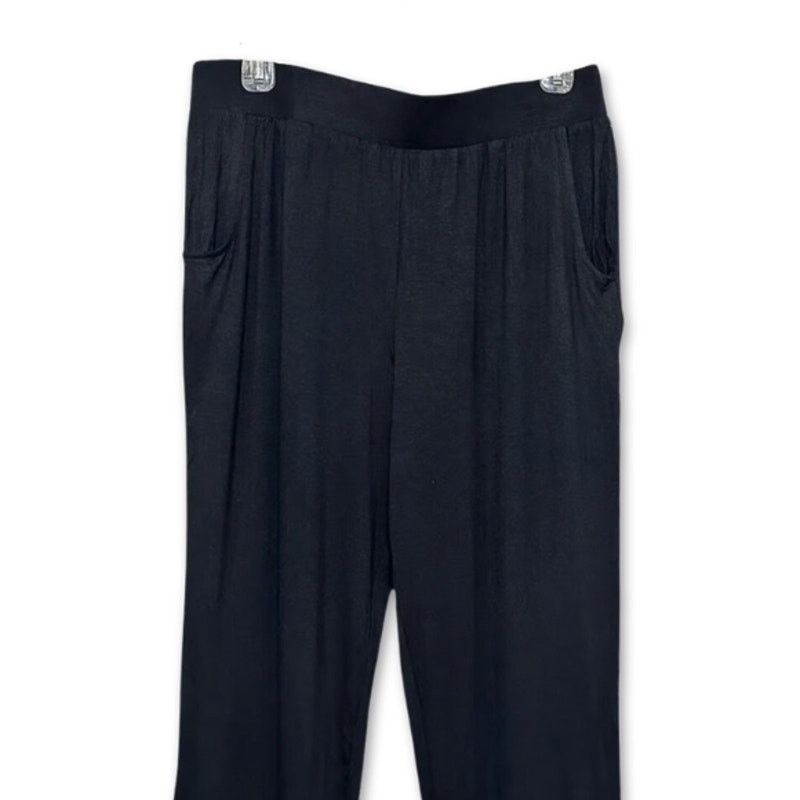 Other Blis Pants High Rise Pull On Cropped Yoga Black Women's L Size 32" / US 10 / IT 46 - 2 Thumbnail