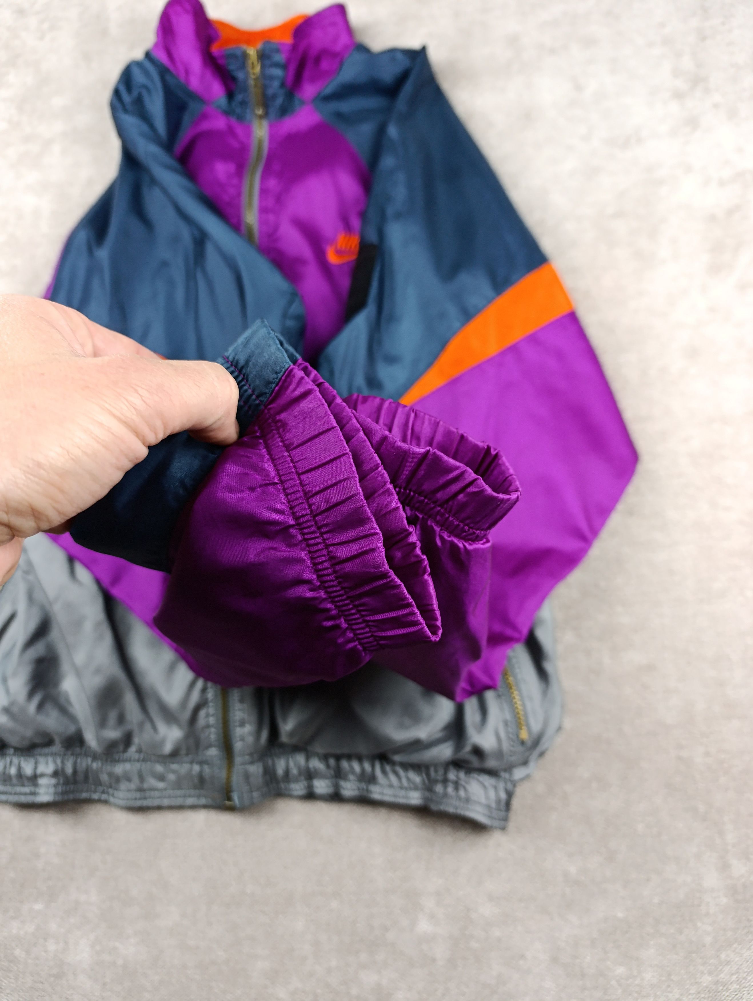 Nike Nike Premier 90s Nylon Jacket Vintage Colourful Windbreaker Size US S / EU 44-46 / 1 - 5 Thumbnail
