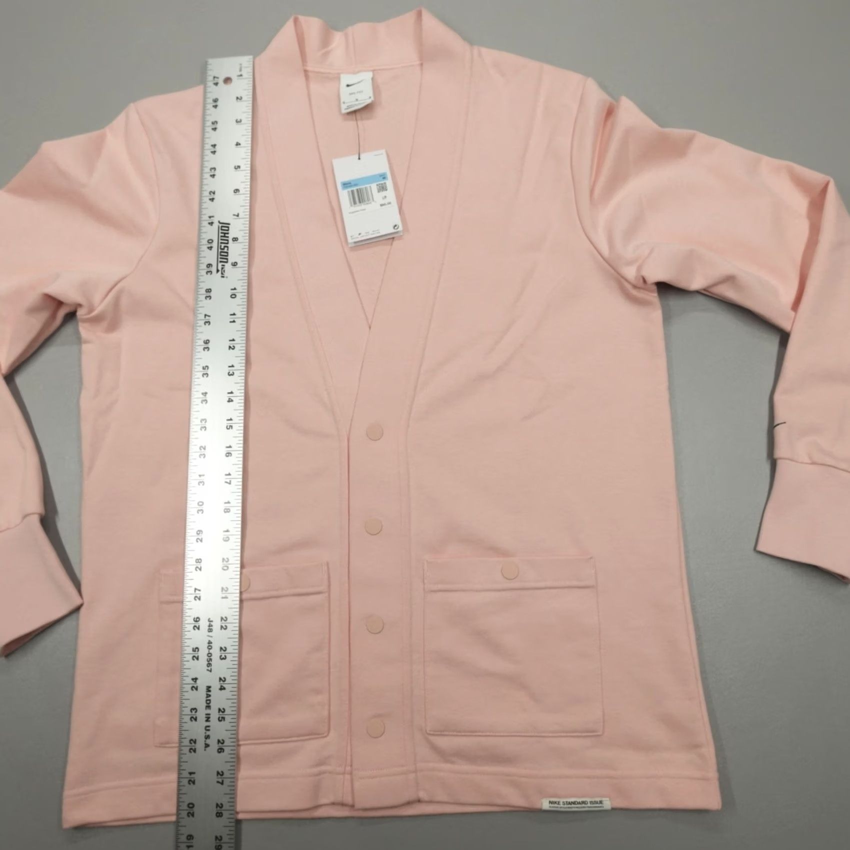 Nike Nike Golf Cardigan Standard Issue Mens Size M Pink Regular Fit Long Sleeve V-Neck Sweater Size US M / EU 48-50 / 2 - 7 Thumbnail