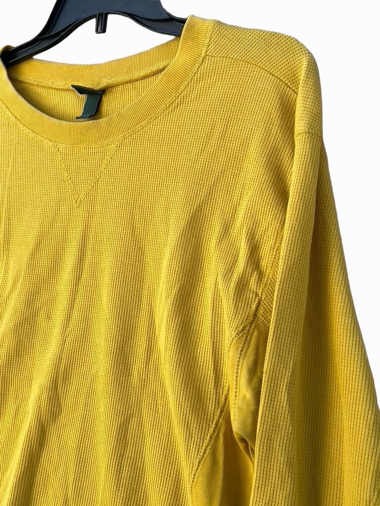 Other Wild Fable - Men's Thermal Long Sleeve Henley Shirt - Yellow Size US XS / EU 42 / 0 - 15 Thumbnail