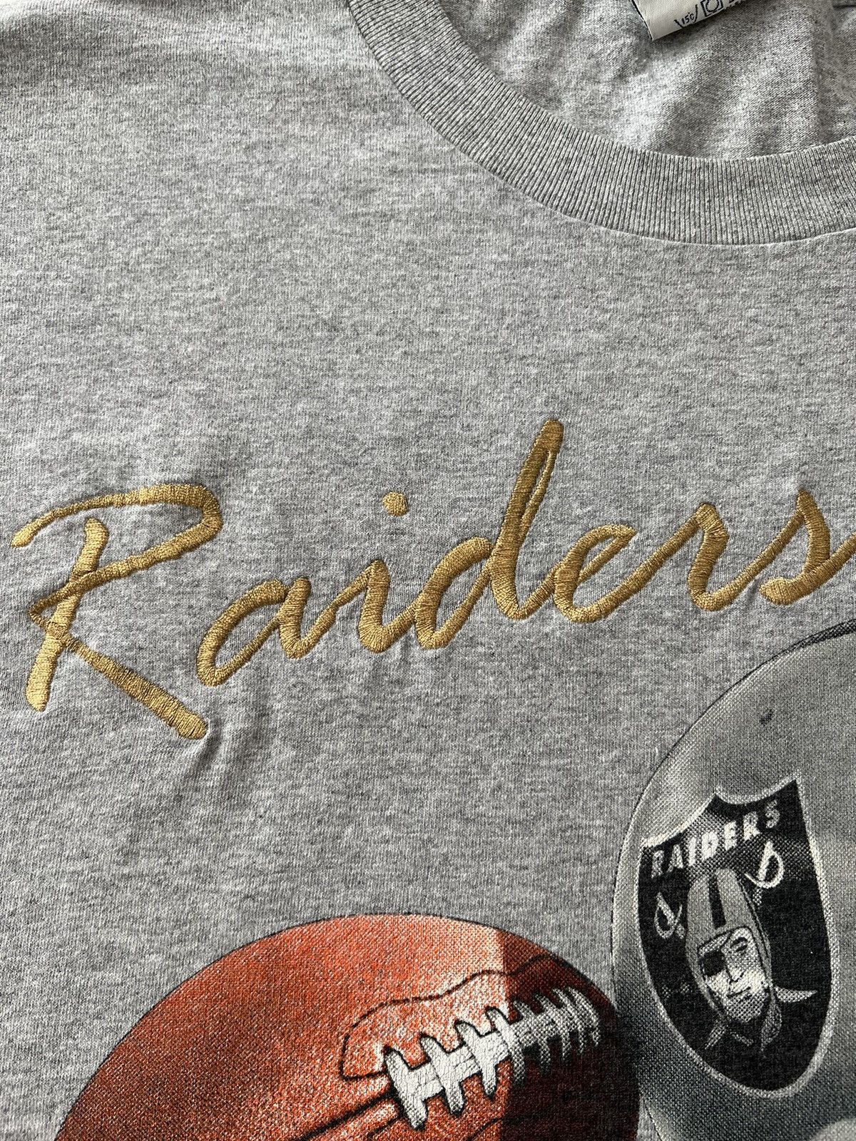 Vintage Vintage 1997 Oakland Raiders LA Los Angeles NFL T-shirt Size US XL / EU 56 / 4 - 6 Thumbnail