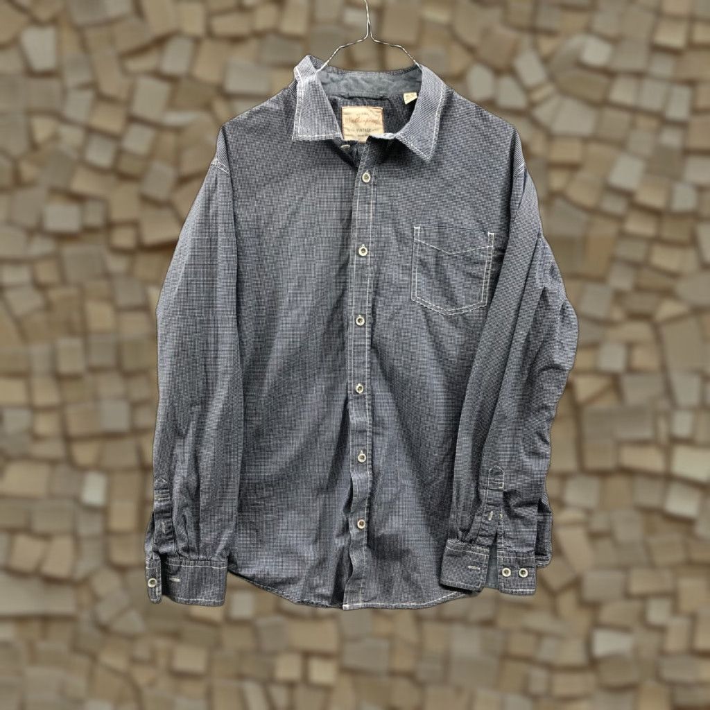 Weatherproof Weatherproof Shirt XL Blue Mens Long Sleeve Spread Collar Size US XL / EU 56 / 4 - 1 Thumbnail