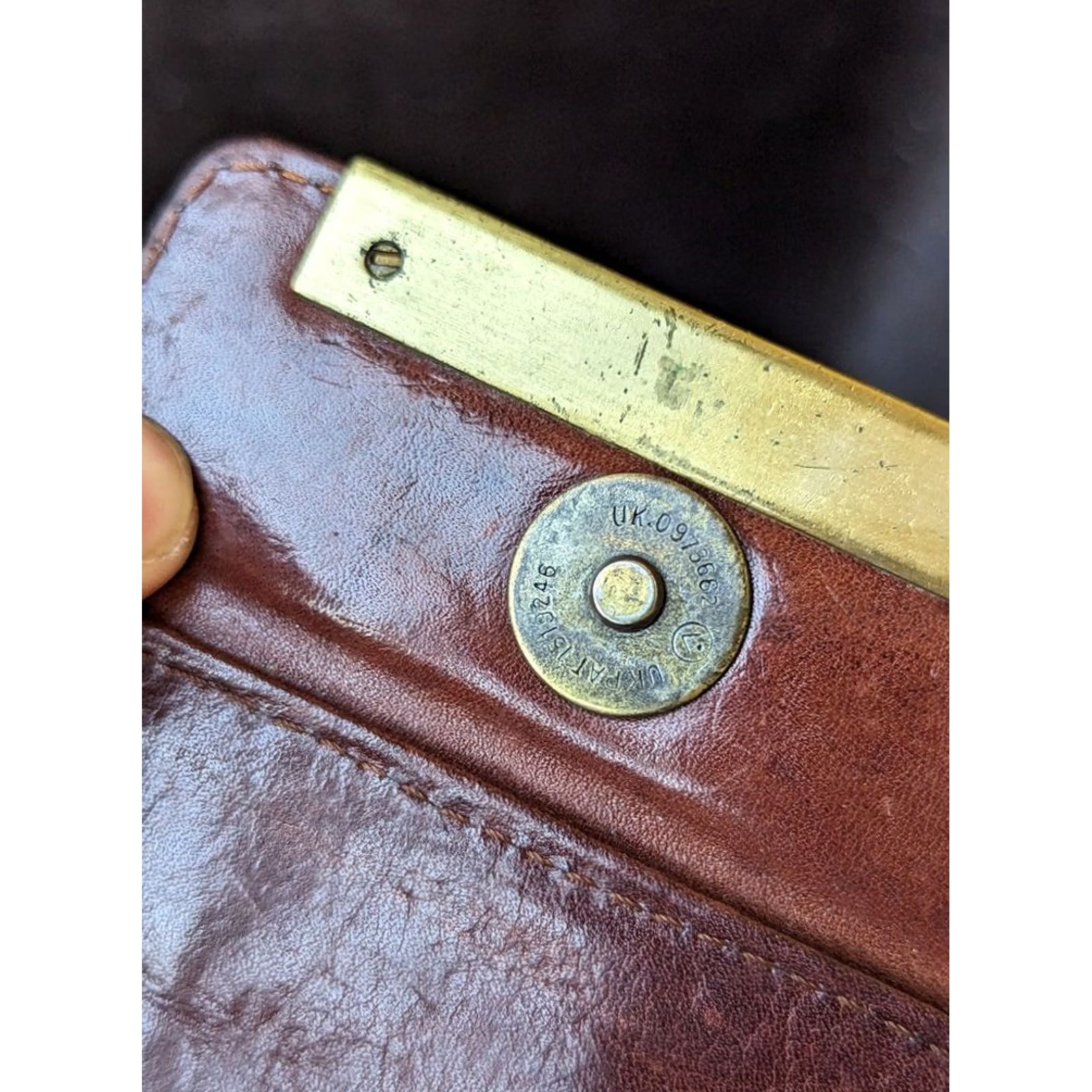 Vintage Claudio Ferrici Leather Womens Crossbody Bag - Brown, Crossbody, Leather, Italy, Women, 76cm strap, Authentic Brand Size ONE SIZE - 6 Thumbnail