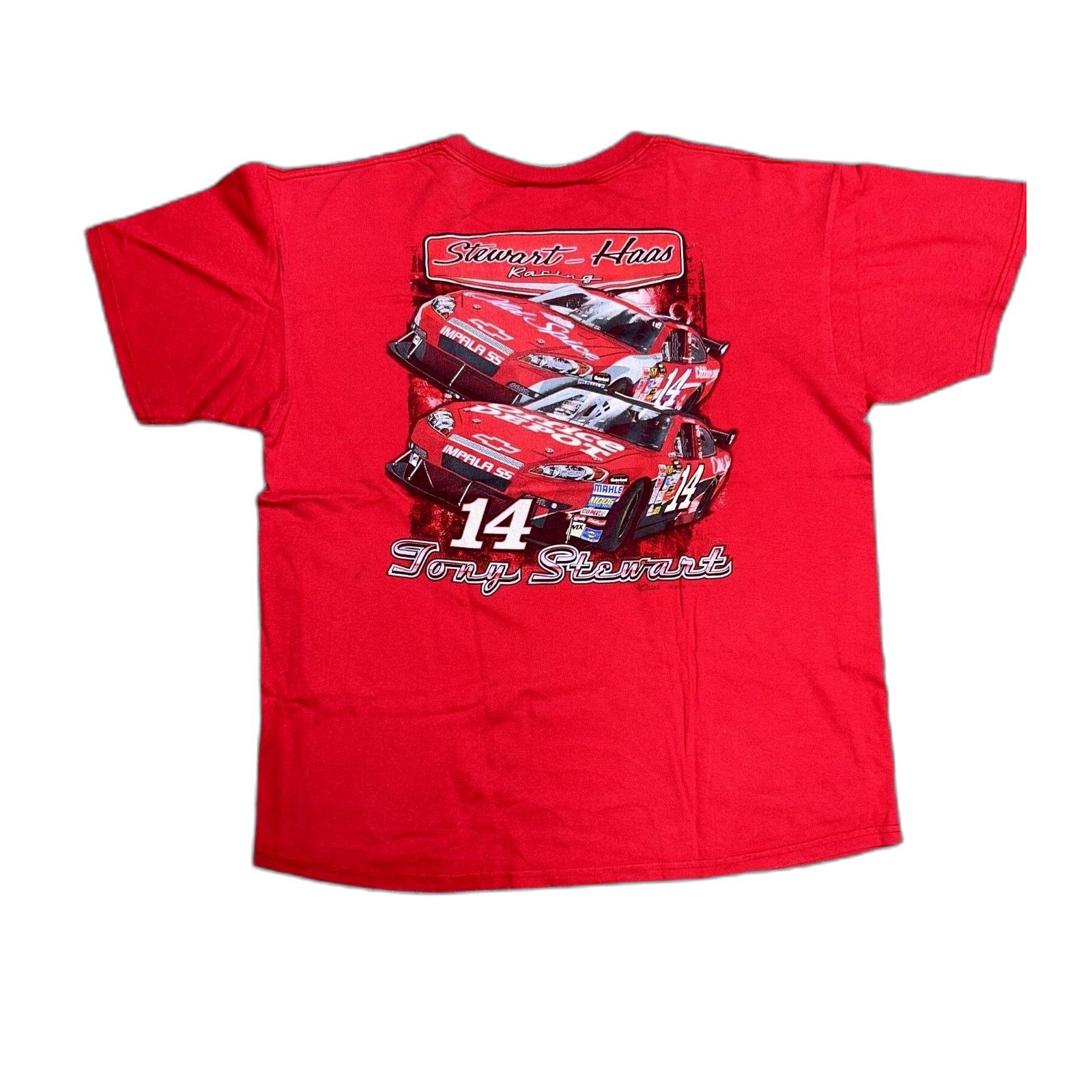 Chase Authentics Y2K NASCAR Tony Stewart Chase Authetics XL Shirt Red Size US XL / EU 56 / 4 - 1 Thumbnail