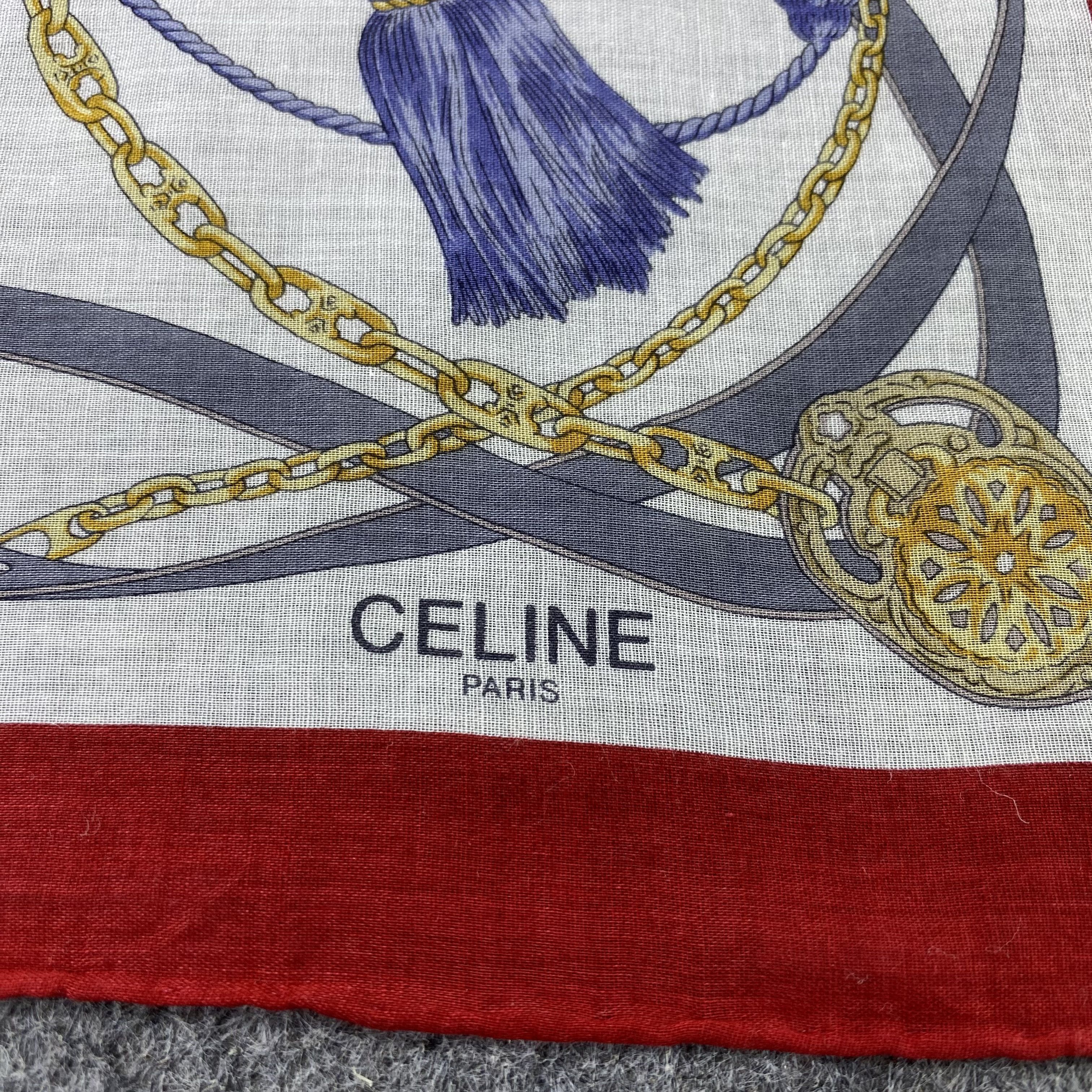 Celine Celine Handkerchief Neckerchief Bandana-B1769 Size ONE SIZE - 7 Thumbnail