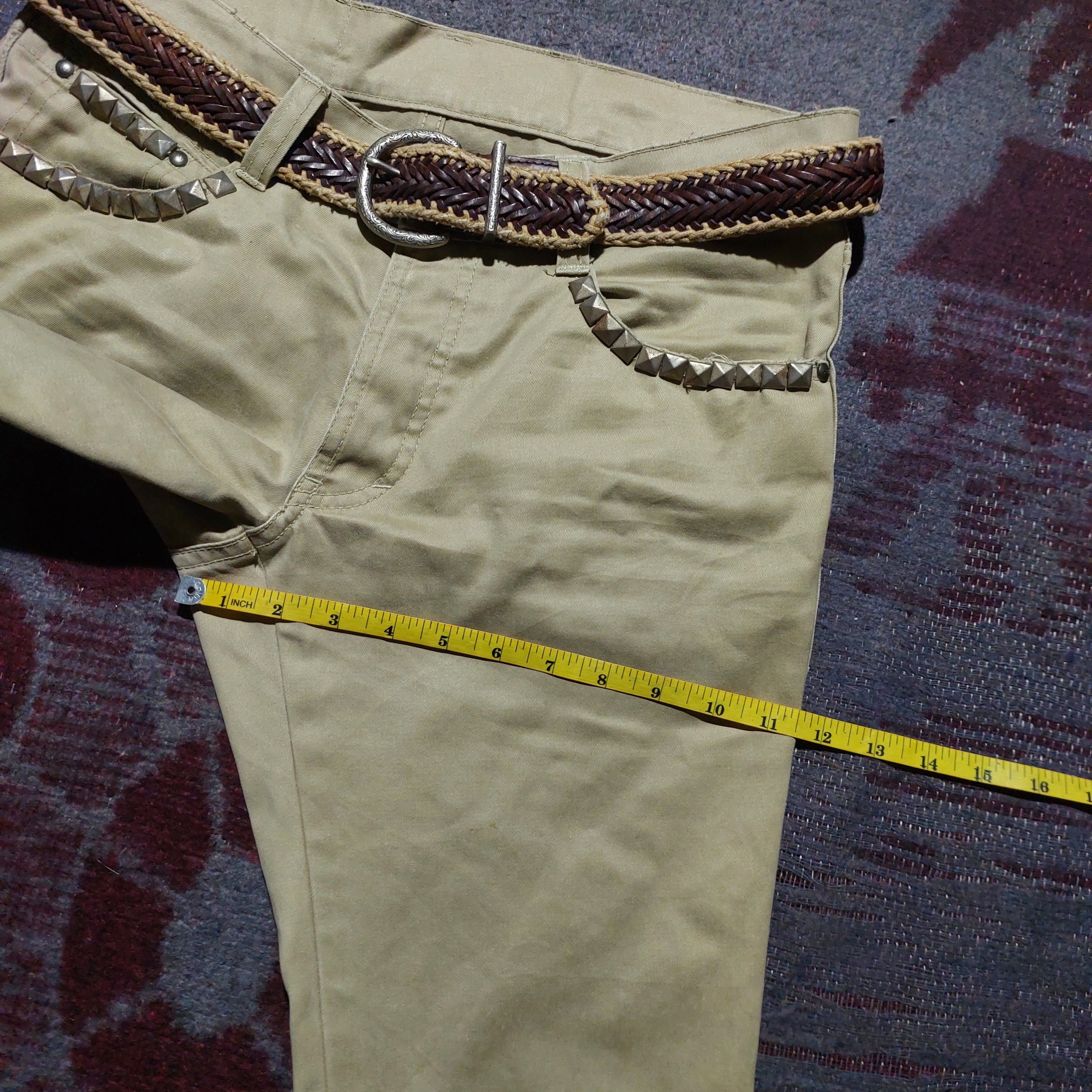 5351 POUR LES HOMMES × Japanese Brand Archive 5351 pour les hommes flare jeans plus belt Size US 32 / EU 48 - 22 Thumbnail