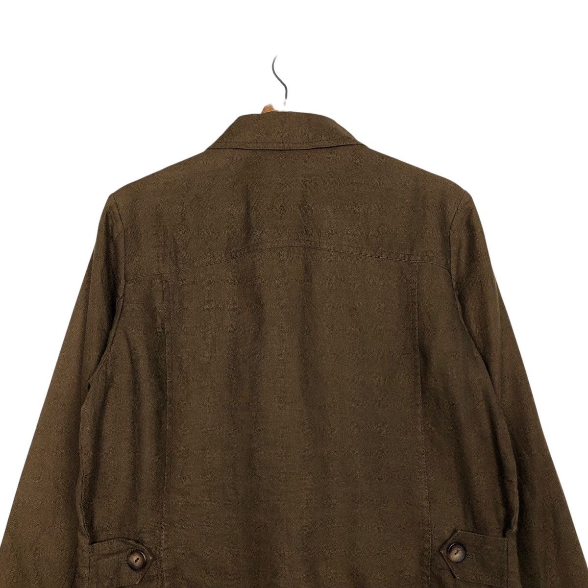 Japanese Brand × Vintage 📌Rich Brown Chore Work Jacket Eddie Bauer Issey Miyake Size US L / EU 52-54 / 3 - 10 Thumbnail