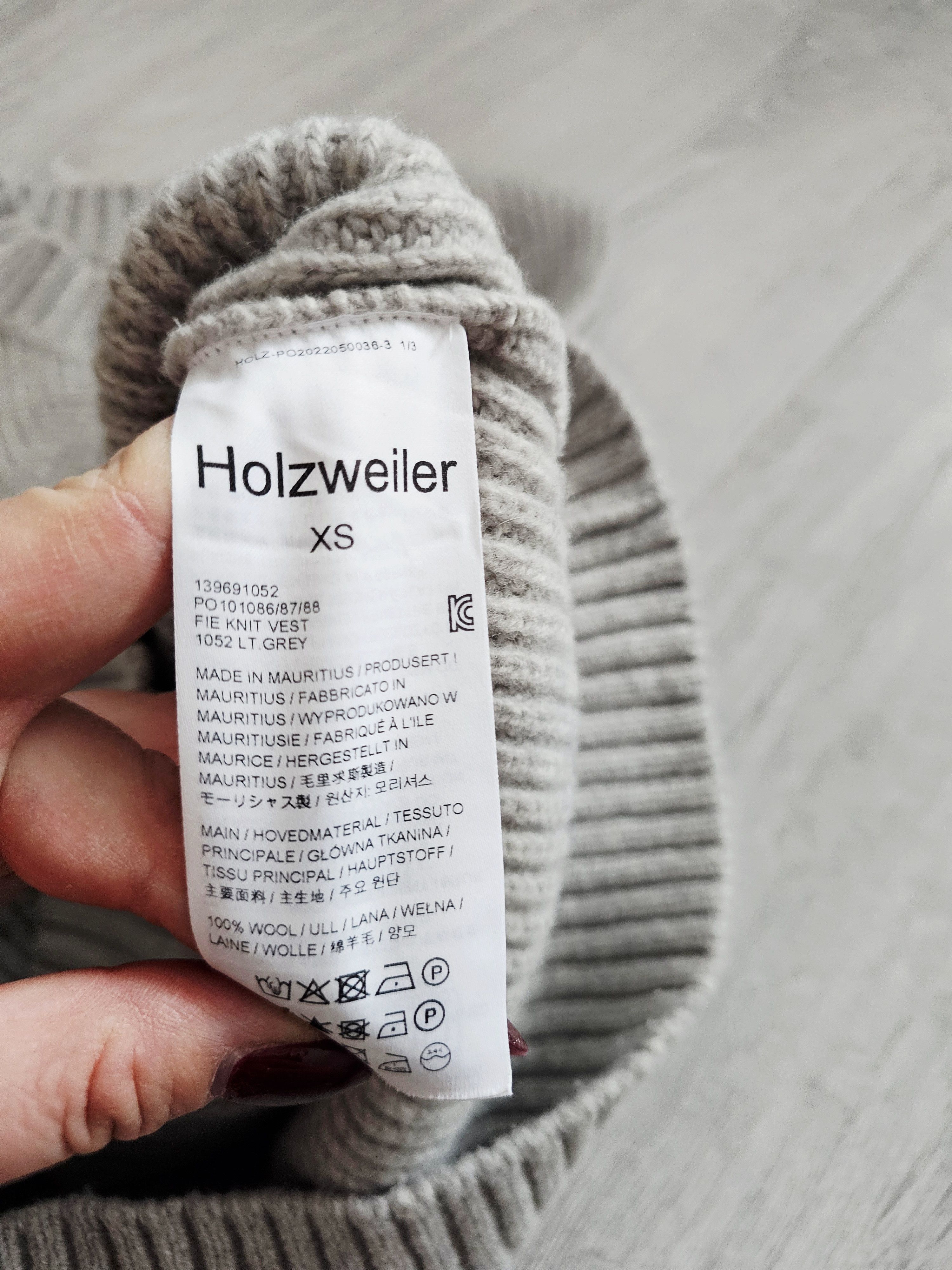 Holzweiler Gray wool vest Holzweiler xs 100% wool Size XS / US 0-2 / IT 36-38 - 5 Thumbnail