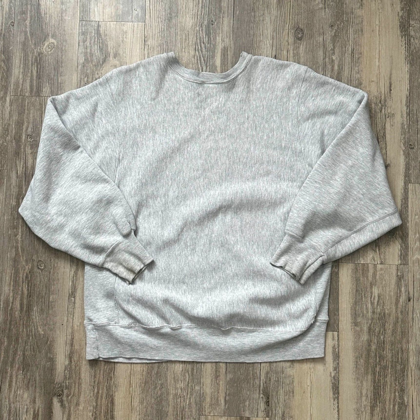 Champion VINTAGE 90s Naval Academy Nike Pro Weave Sweatshirt Gray XL Men Pullover Champion Brand Size US XL / EU 56 / 4 - 5 Thumbnail