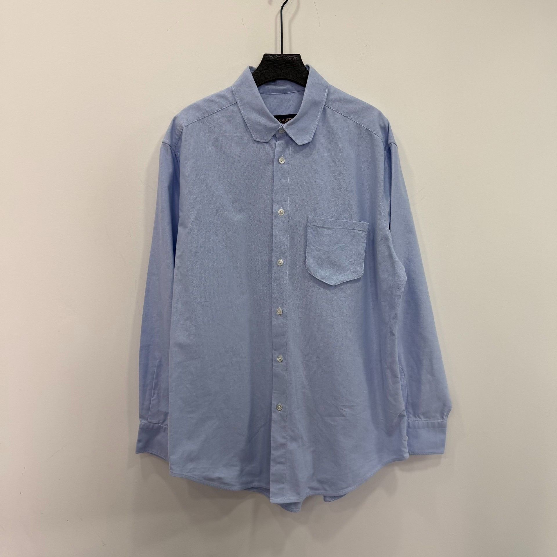 Louis Vuitton Louis Vuitton Blue Shirt xl Men Size US XL / EU 56 / 4 - 1 Thumbnail